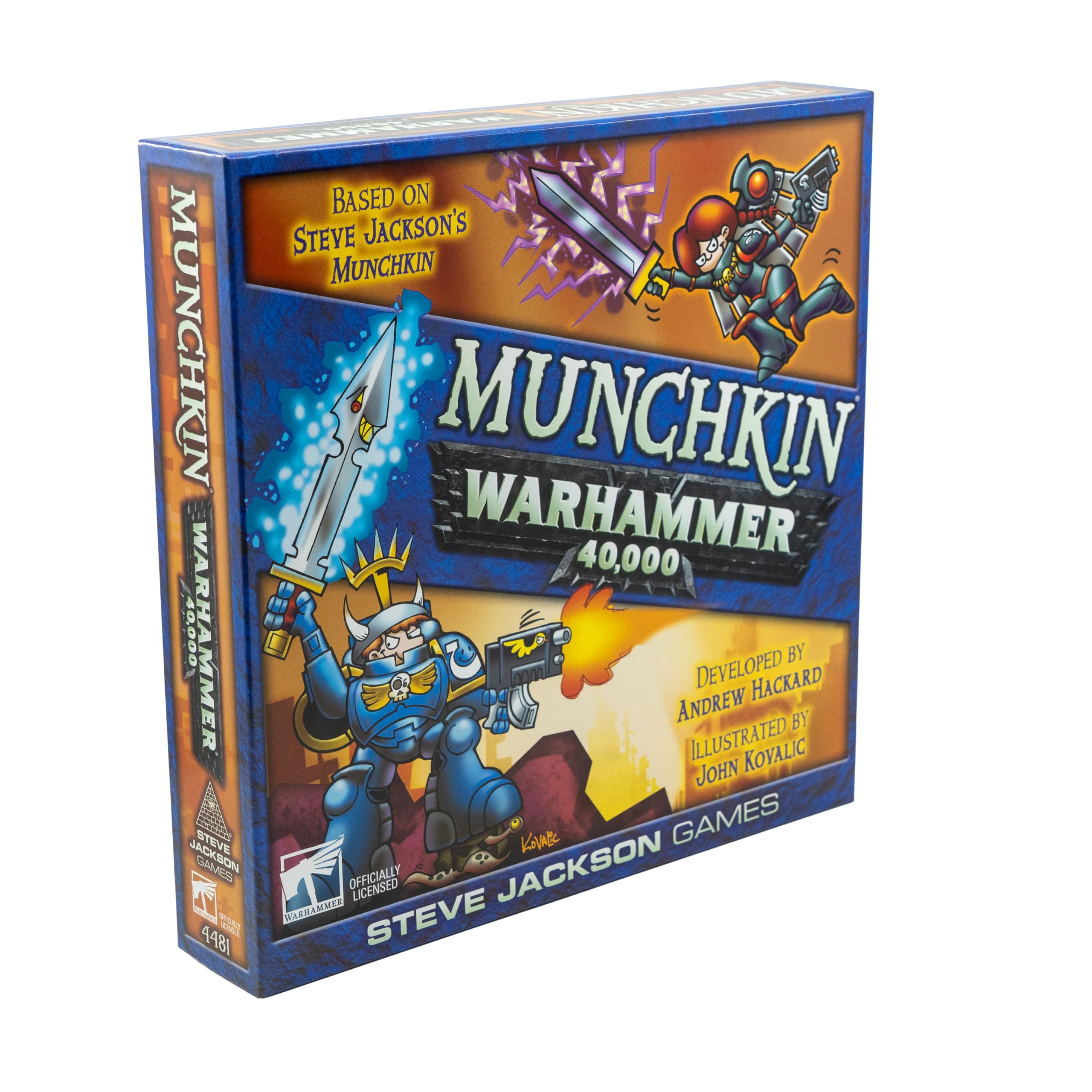 Steve Jackson Games - Munchkin: Warhammer 40000 - Board Game, for players aged 14+