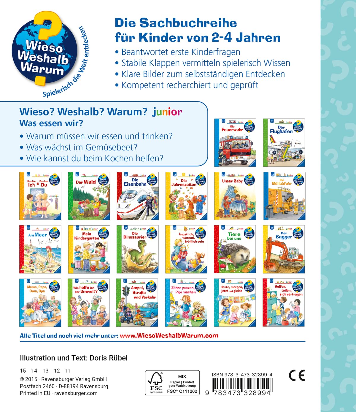 Wieso? Weshalb? Warum? junior, Band 53: Was essen wir?