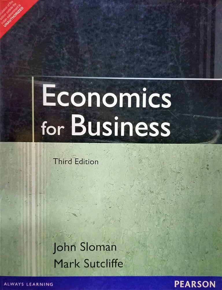 Amazon.com: Economics for Business, 3e: 9788177589672