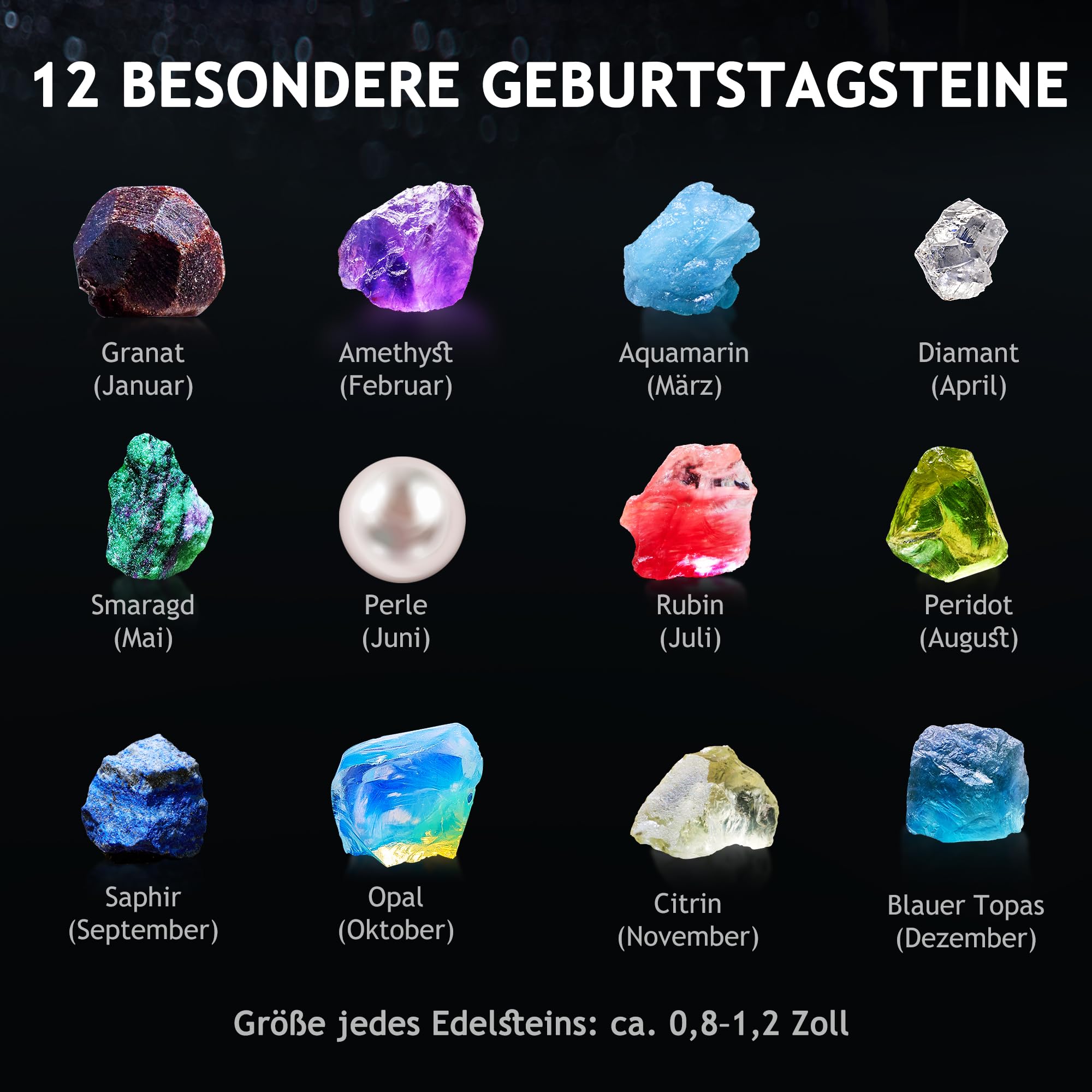 Japace Ausgrabungsset für Kinder, STEM Wissenschaft Spielzeug Edelsteine Ausgraben, Geoden Zum Aufbrechen Set, Kristalle Züchten Kit Geschenke Jungen Mädchen schürfen Hammer