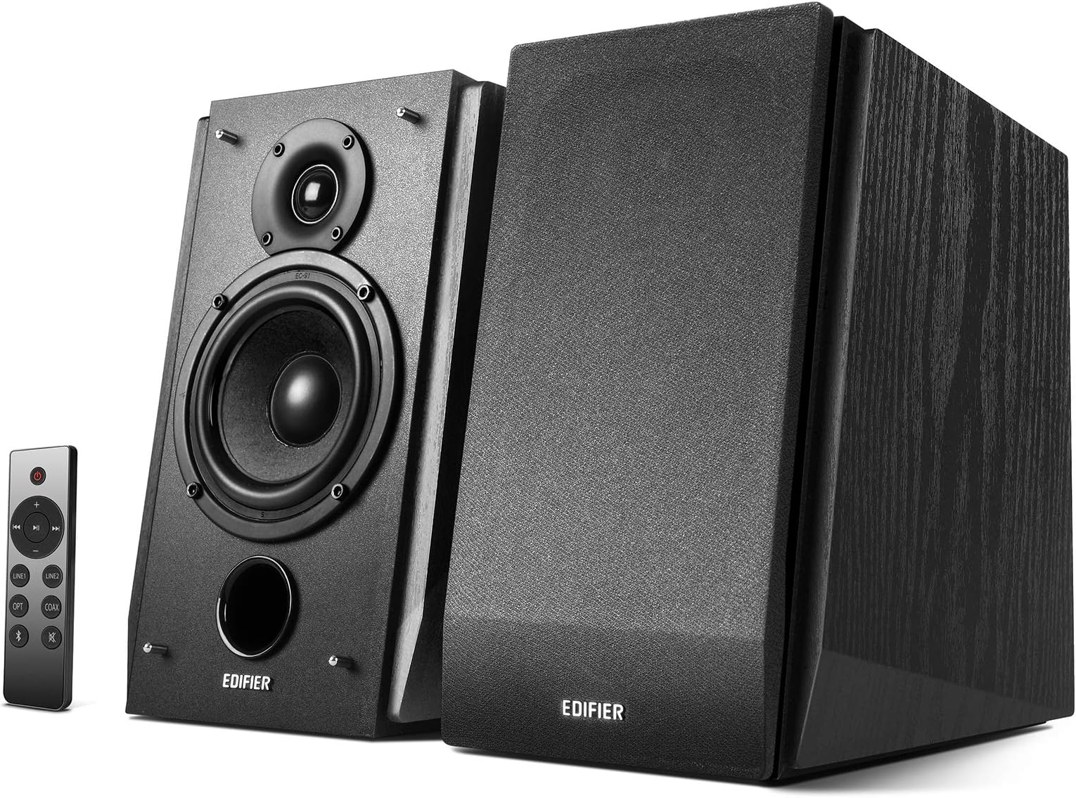 Edifier R1855DB Multimedia 2.0 Bookshelf Speaker with Bluetooth 5.0, Optical,Coaxial line in with Sub Out