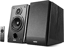 MONITOR DE ÁUDIO 70W RMS COM SAÍDA PARA SUBWOOFER EDIFIER R1855DB - PRETO
