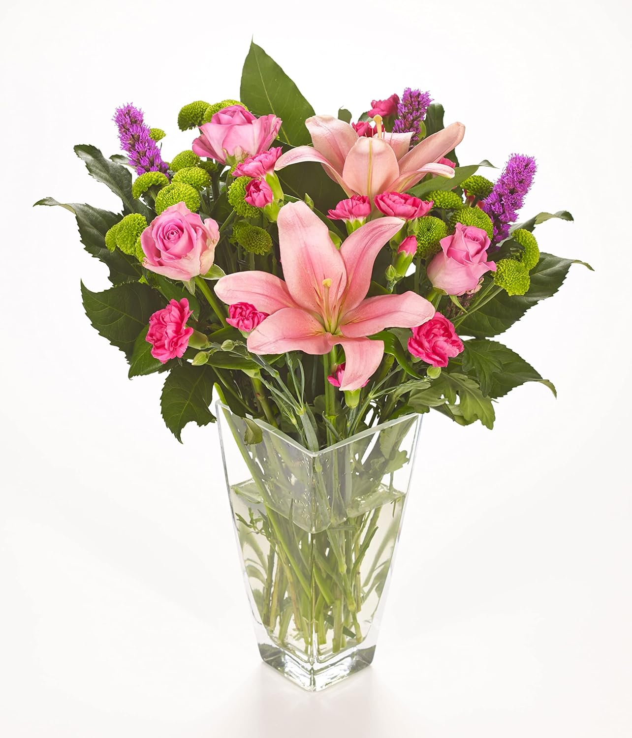 Delicious in Pink Bouquet with Chocolates Fresh Flowers Delivered