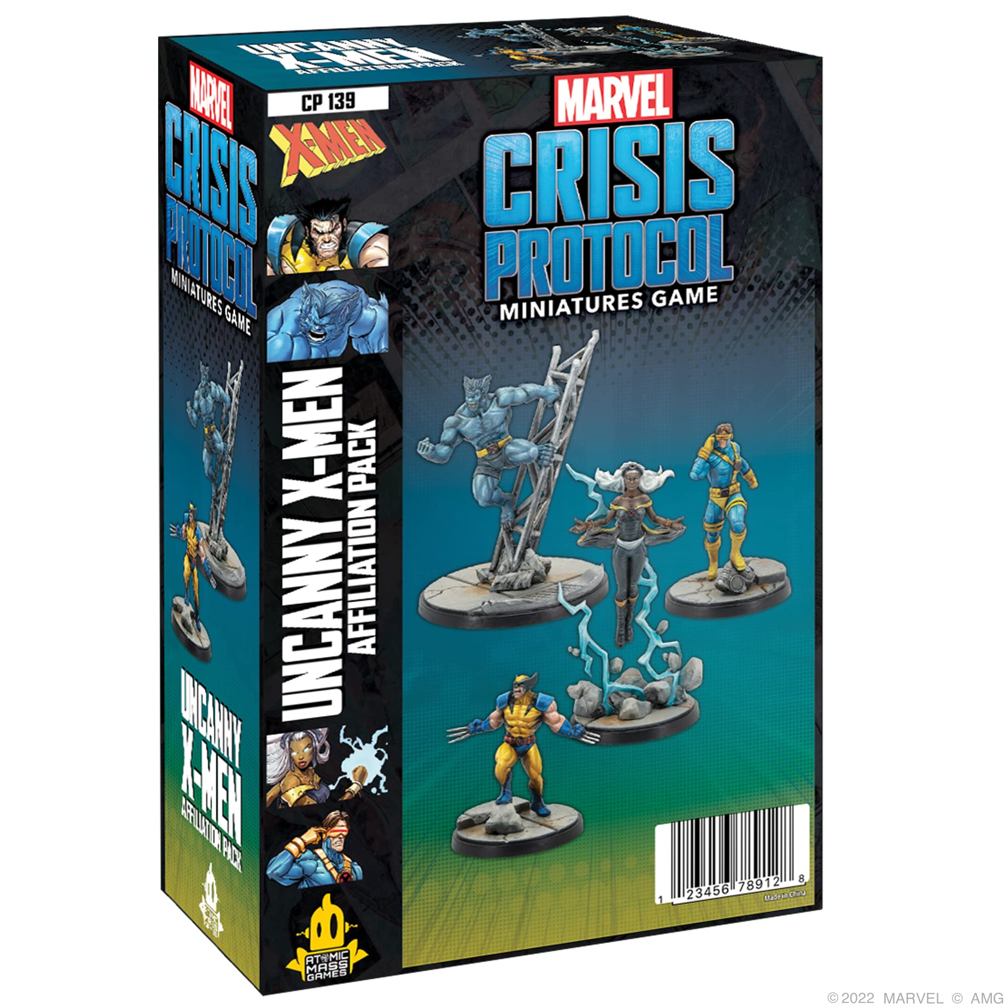 Atomic Mass GamesMarvel Crisis Protocol - Uncanny X-Men Affiliation Pack | Miniatures Game | Ages 14+ | 2+ Players | 45+ Minutes Playing Time