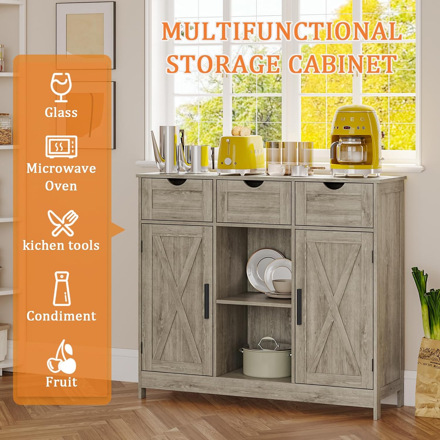 Versatile Kitchen Storage Solution