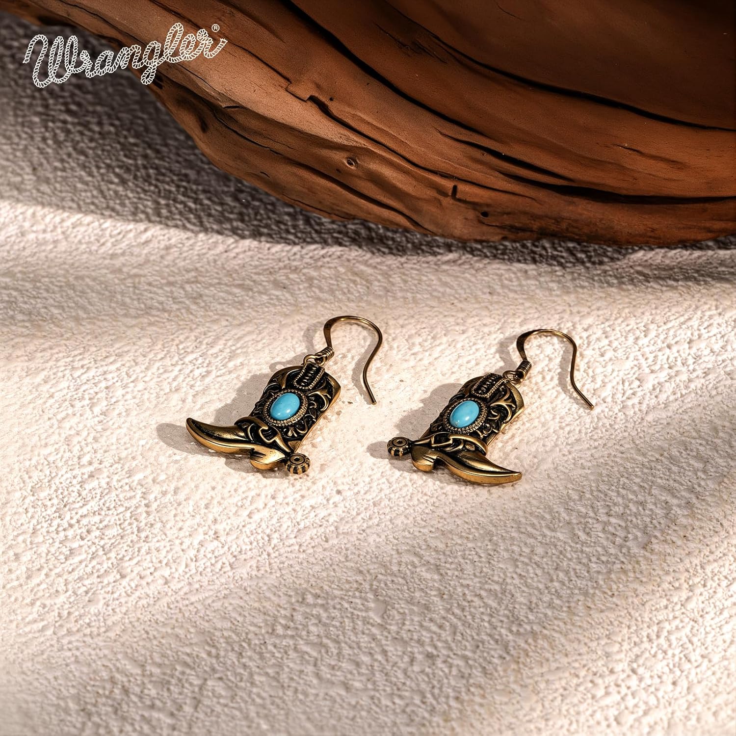 Wrangler Western Boots Horse Dangle Earrings for Women Cowgirl Cowboy Lightweight Retro Country Chocha Jewelry - Image 4