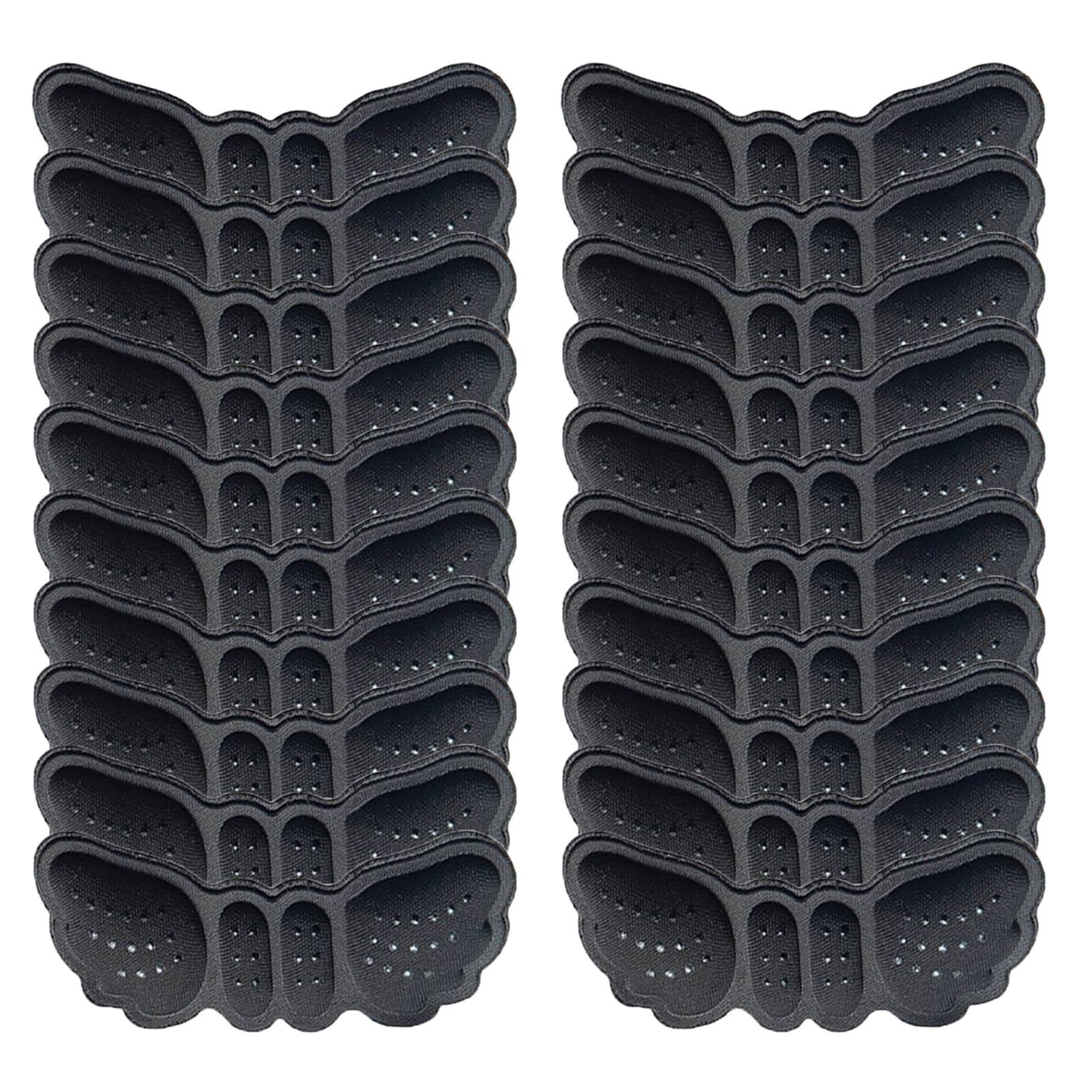 Almohadilla Protector Talon Insertos de cojines para el talón para zapatos sueltos, mayor comodidad y ajuste del zapato, protector del talón para evitar ampollas en el talón (Color : Black, Size : 2