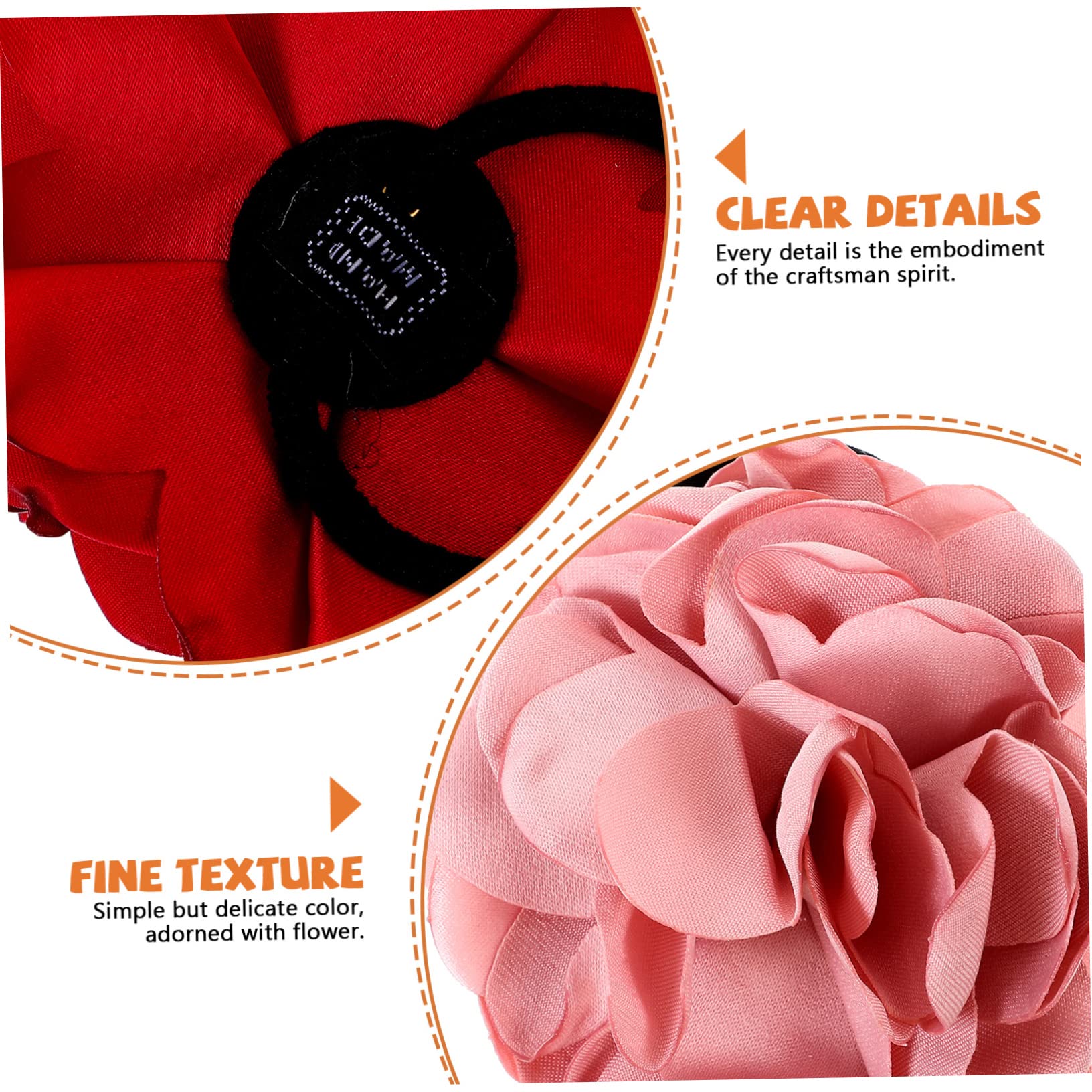 POPETPOP 32piezas Coleteros Para Niñas Accesorios De Cabello Elásticos Decoración De Flores y Pompones Para Peinados De Ocasión y Uso Diario Variedad De