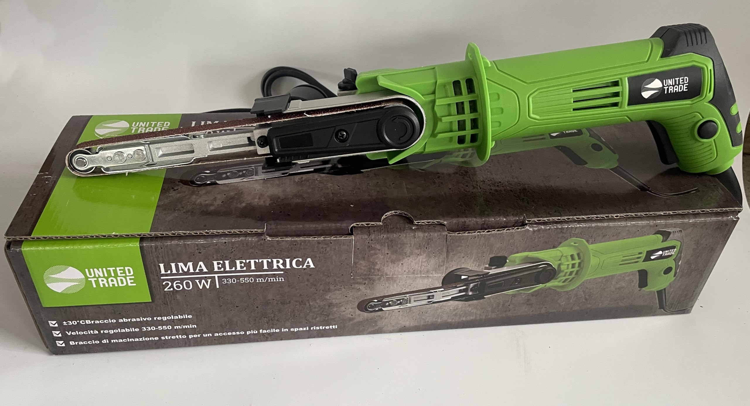 UNITED TRADE ELEKTRO BAND LIMA CON CAVO ELETTRICO 260W 13mm.