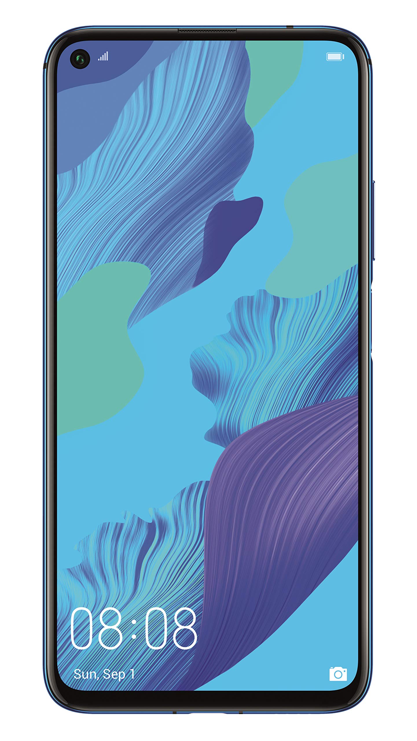 Huawei Nova 5T 128GB 6.26” LCD Display Smartphone with 48 MP Camera, 6GB RAM, SIM-Free Android 9.0, EMUI 9.1, Single Sim, (Crush Blue) UK Version