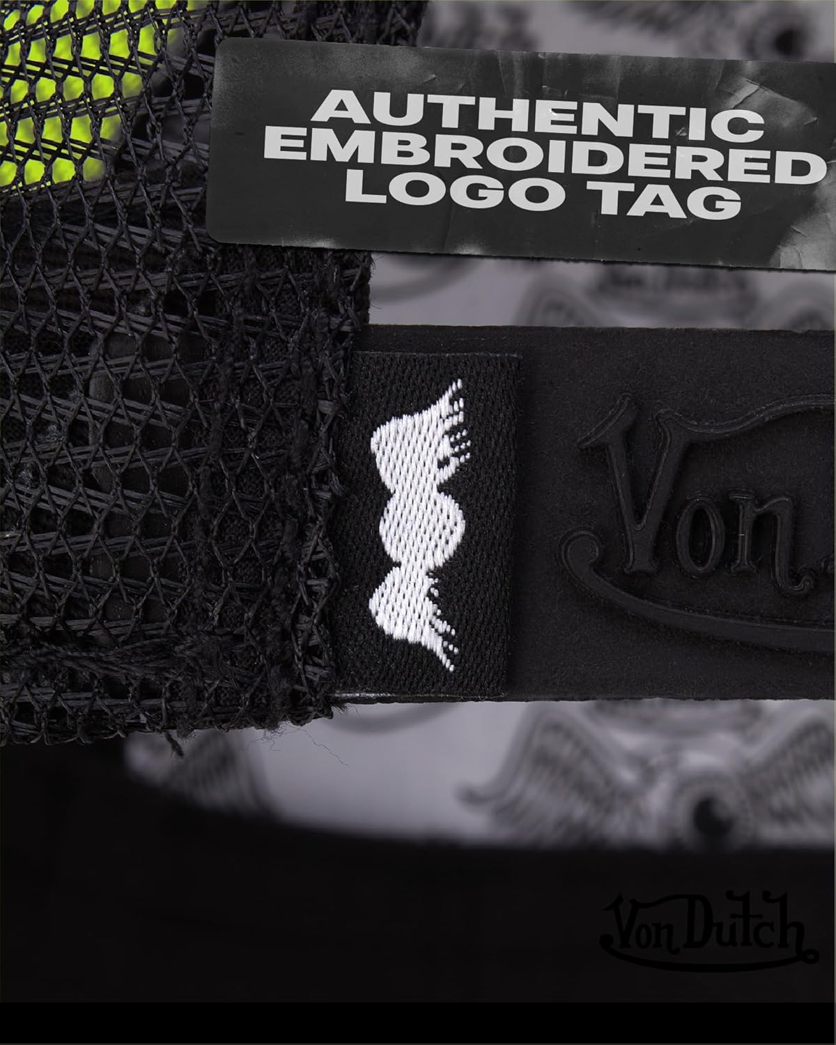 Von Dutch Unisex Trucker Hat - Retro Classic Solid Color Mesh Back Snapback Baseball Cap for Men & Women. - Image 5