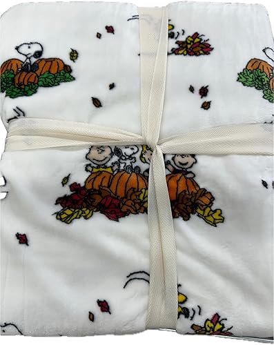 Miniatura 5 de Mantas y mantas de otoño y Acción de Gracias (azul, 50 x 70 pulgadas)