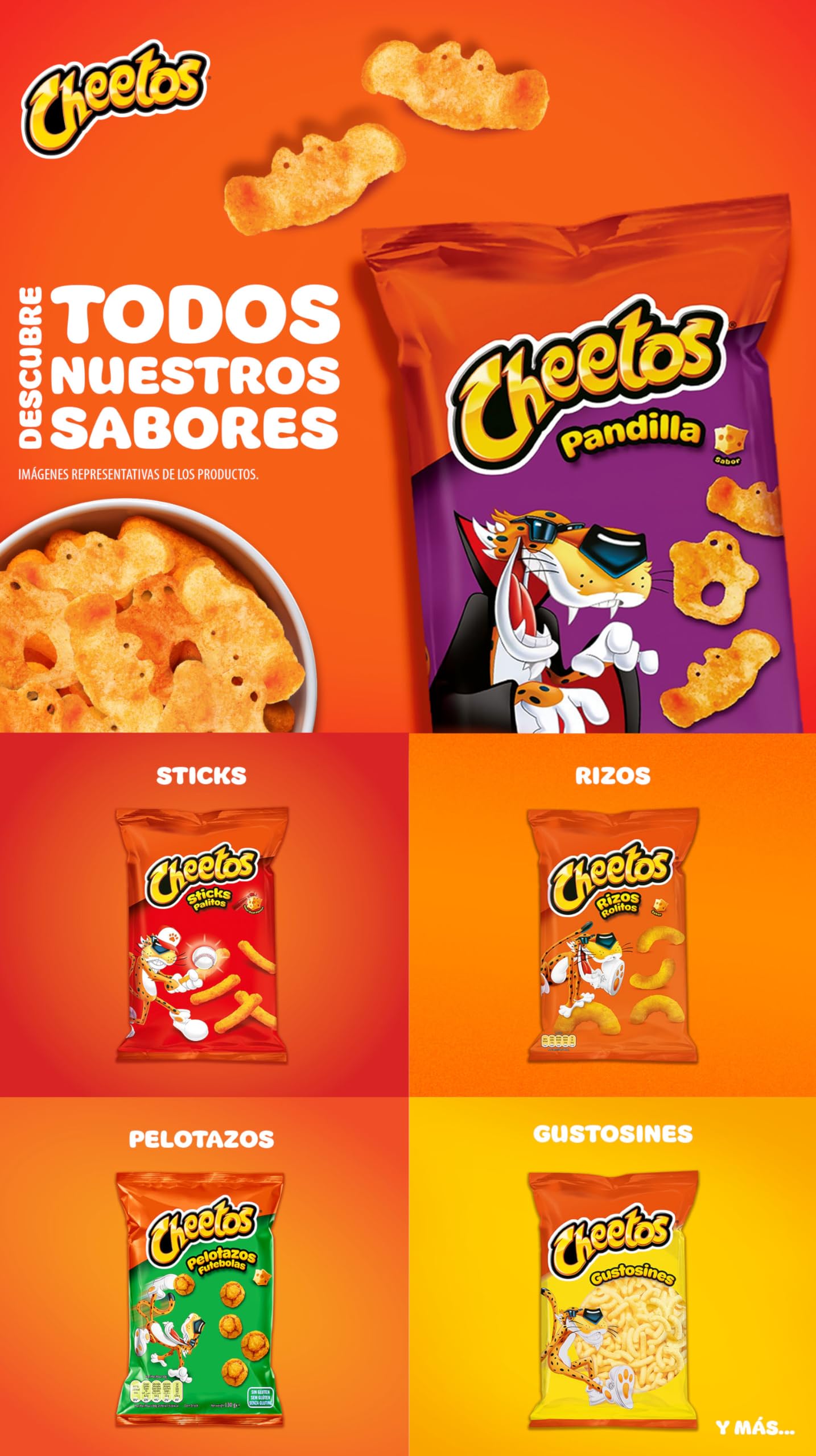 Cheetos Pandilla Snack sabor a Queso 75gr