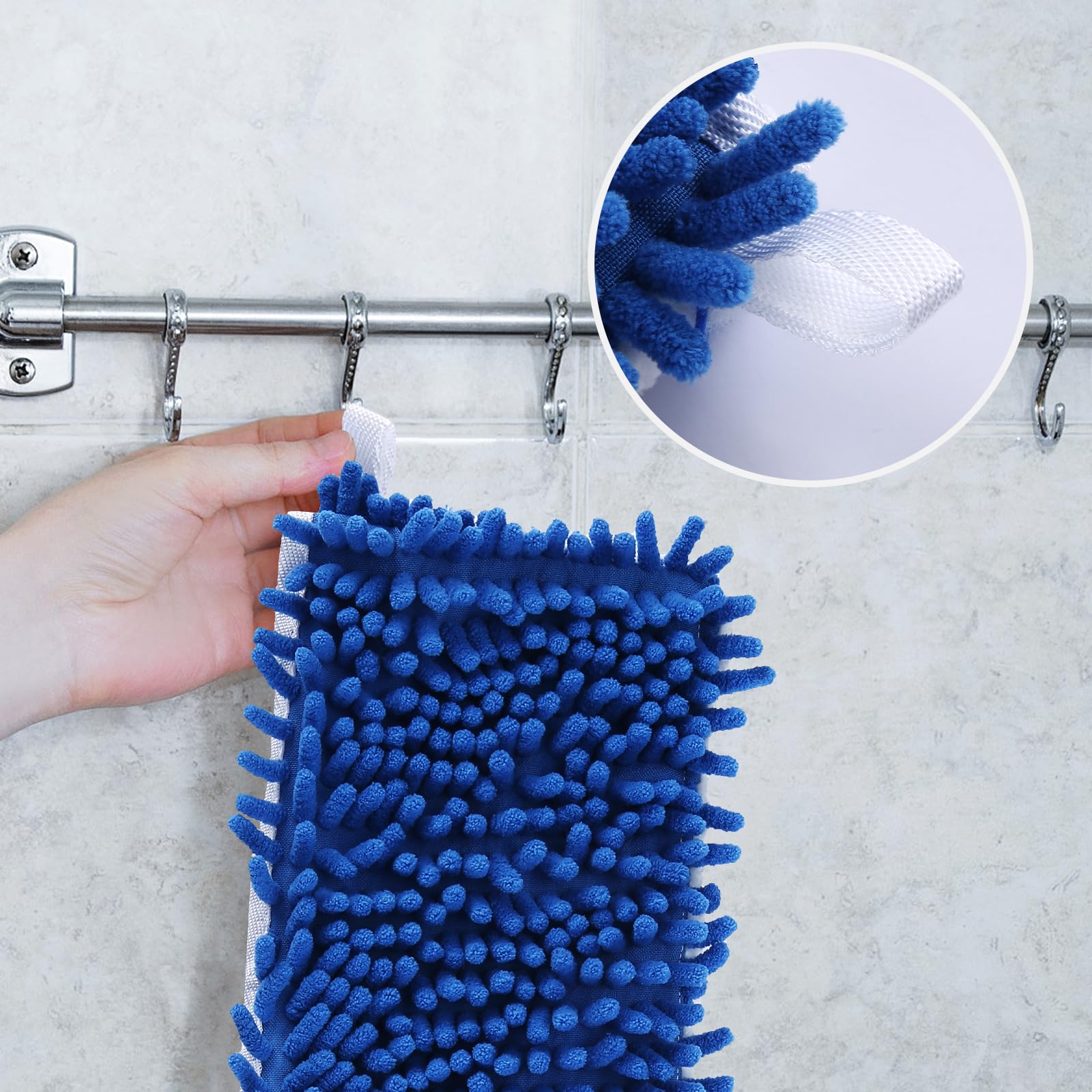 Paquete de 6 recambios de microfibra para fregona, compatibles con fregona O-Cedar de doble acción, cabezales de repuesto para uso en seco/húmedo, lavables y reutilizables