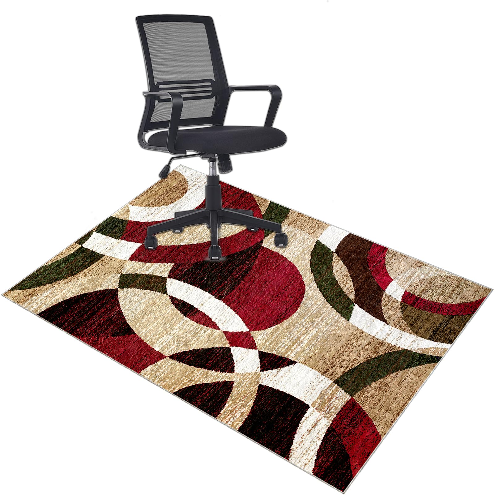 Heavy Duty Office Chair Mats for Carpeted and Hardwood Floor Low pile Chair Mat Soft and Comfortable Carpet Protectors Chair Mat Anti Slip Computer Desk Chair Mat Floor Gaming Chair Mat 120 x 140 cm