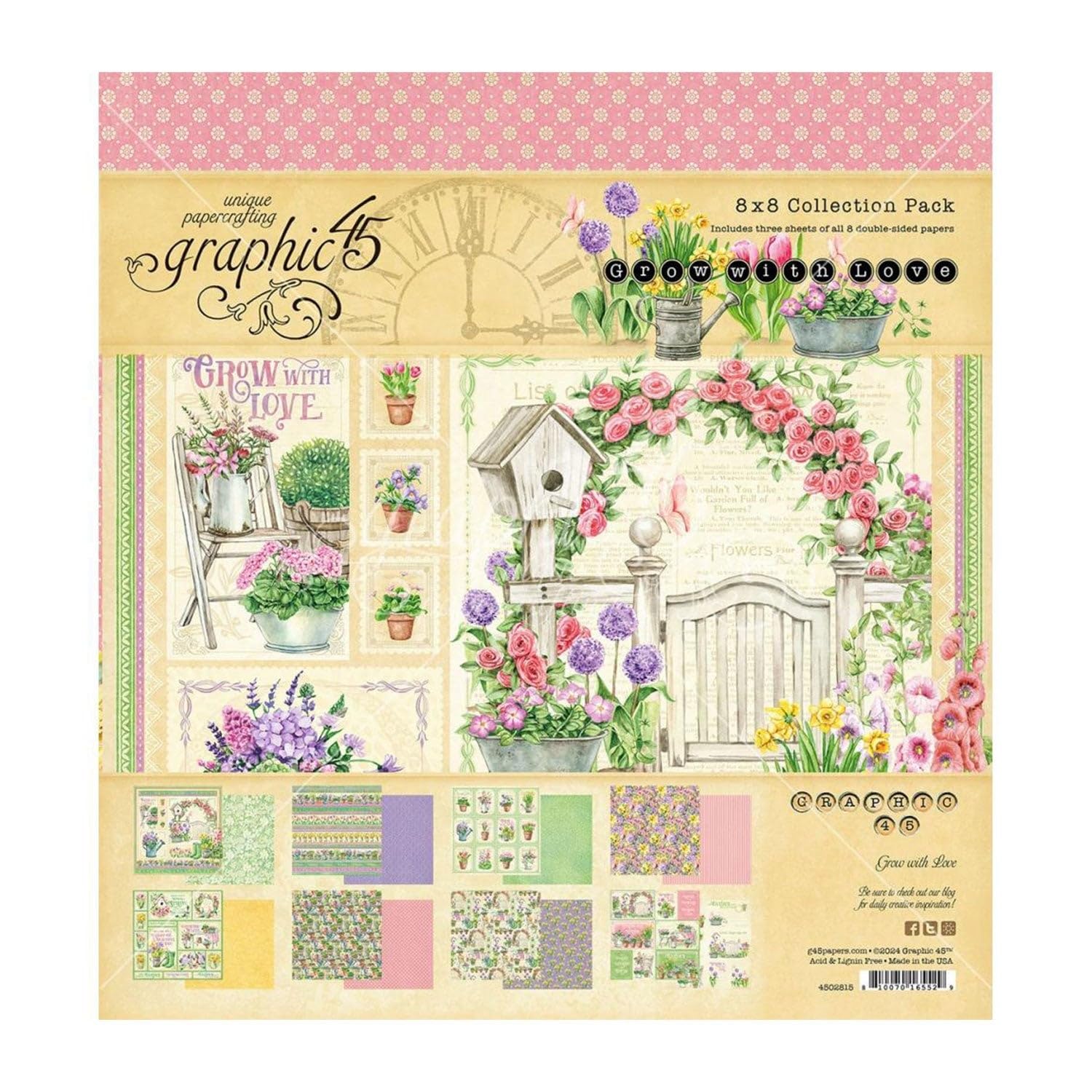 Graphic 458x8 Collection Pack- Grow with Love, 4502815