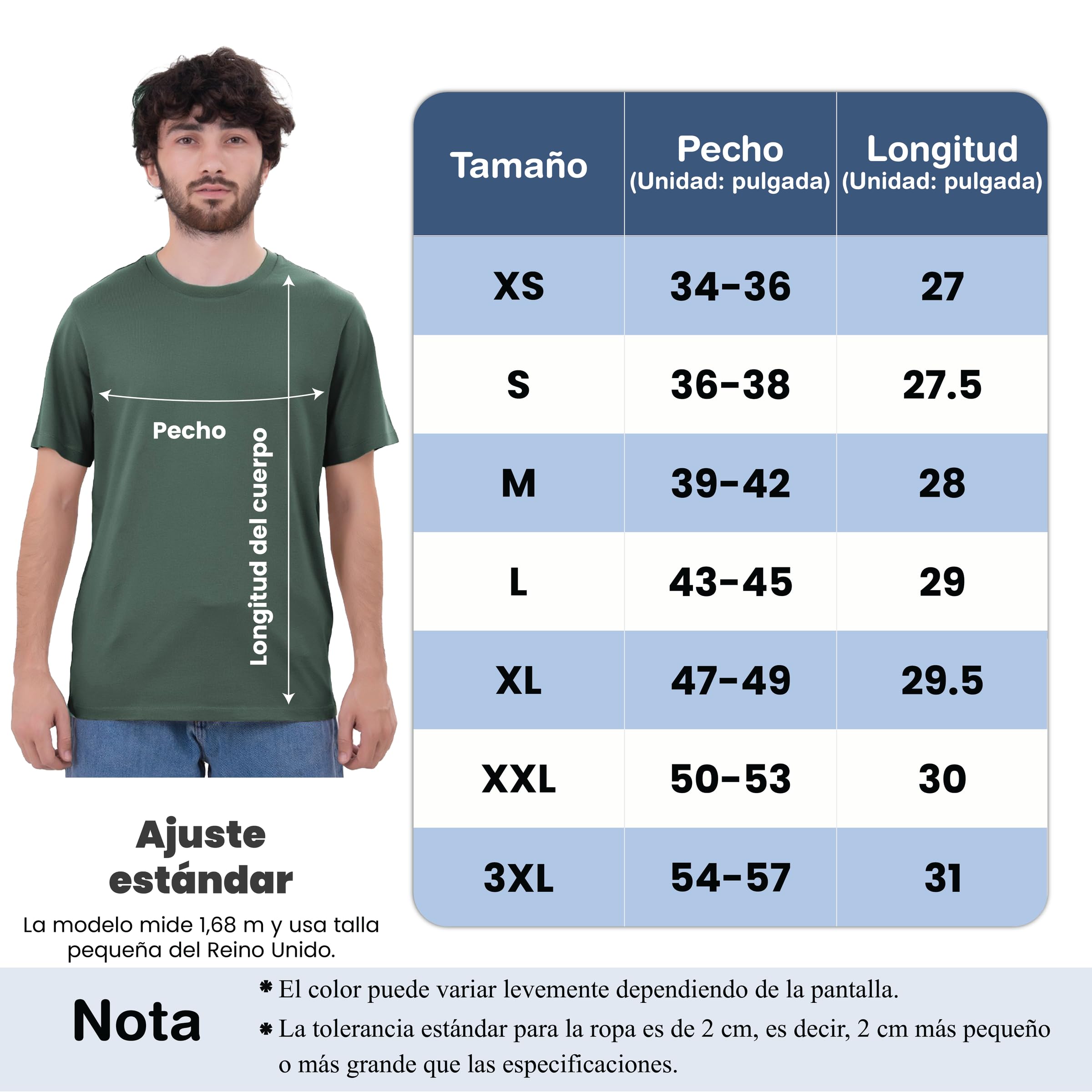 SoftSpun Pack 6 Camisetas Hombre Algodón 100% | Camiseta Básica Cuello Redondo | Camisetas Confort para Uso Diario