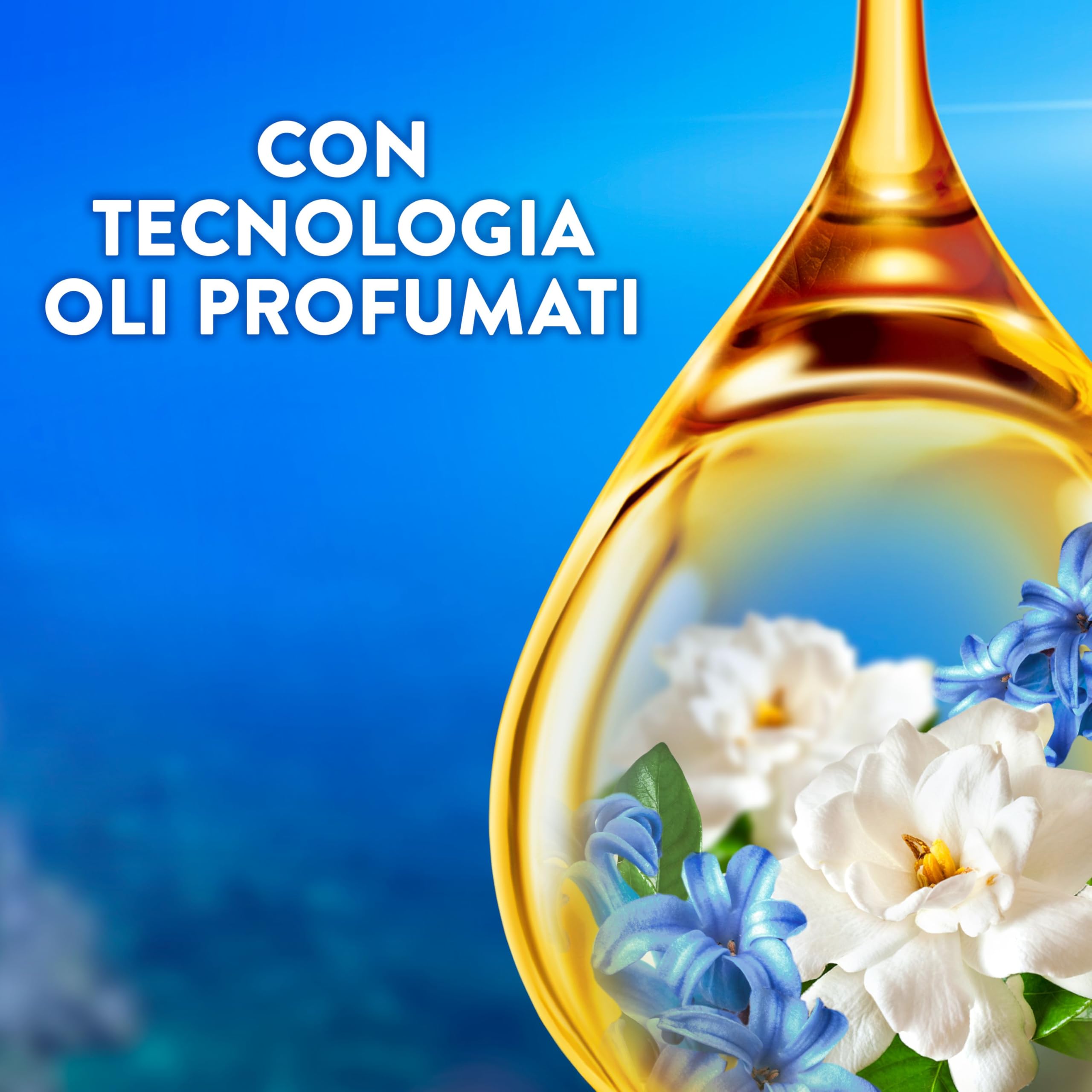 Lenor Ammorbidente Lavatrice Concentrato Essenze d’Italia, 440 Lavaggi (8x55), Capri, Note Di Gardenia e Giacinto, Profumo autentico di lunga durata