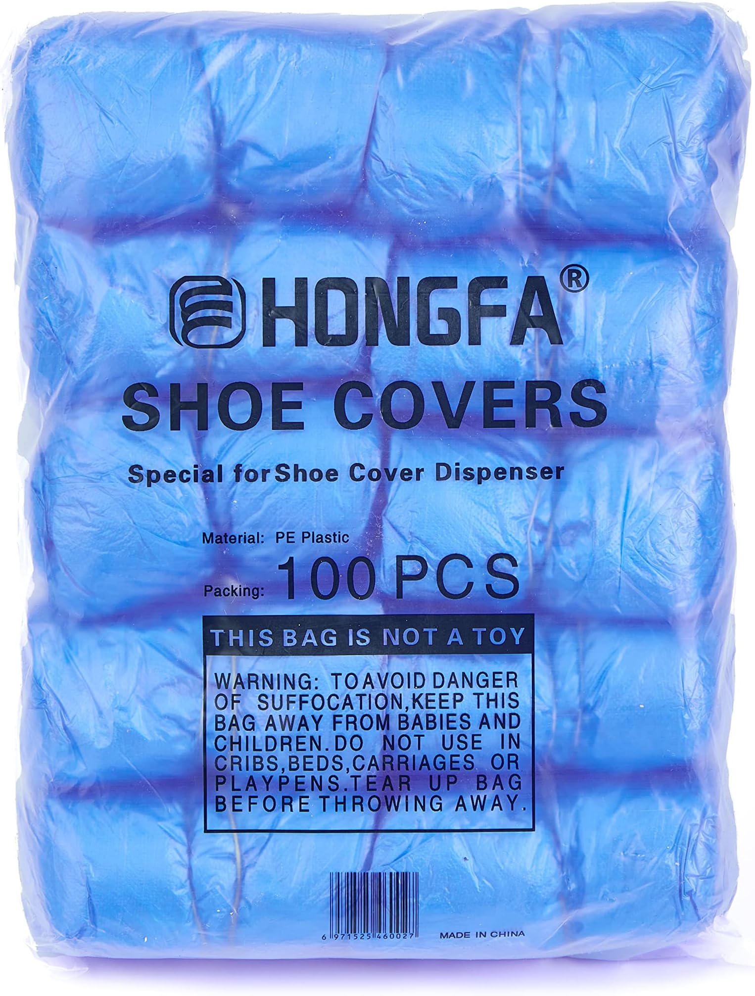 Disposable Shoe Cover Refills for Automatic Shoe Cover Dispenser Machine, T-Buckle Shoe Cover 100 Pcs