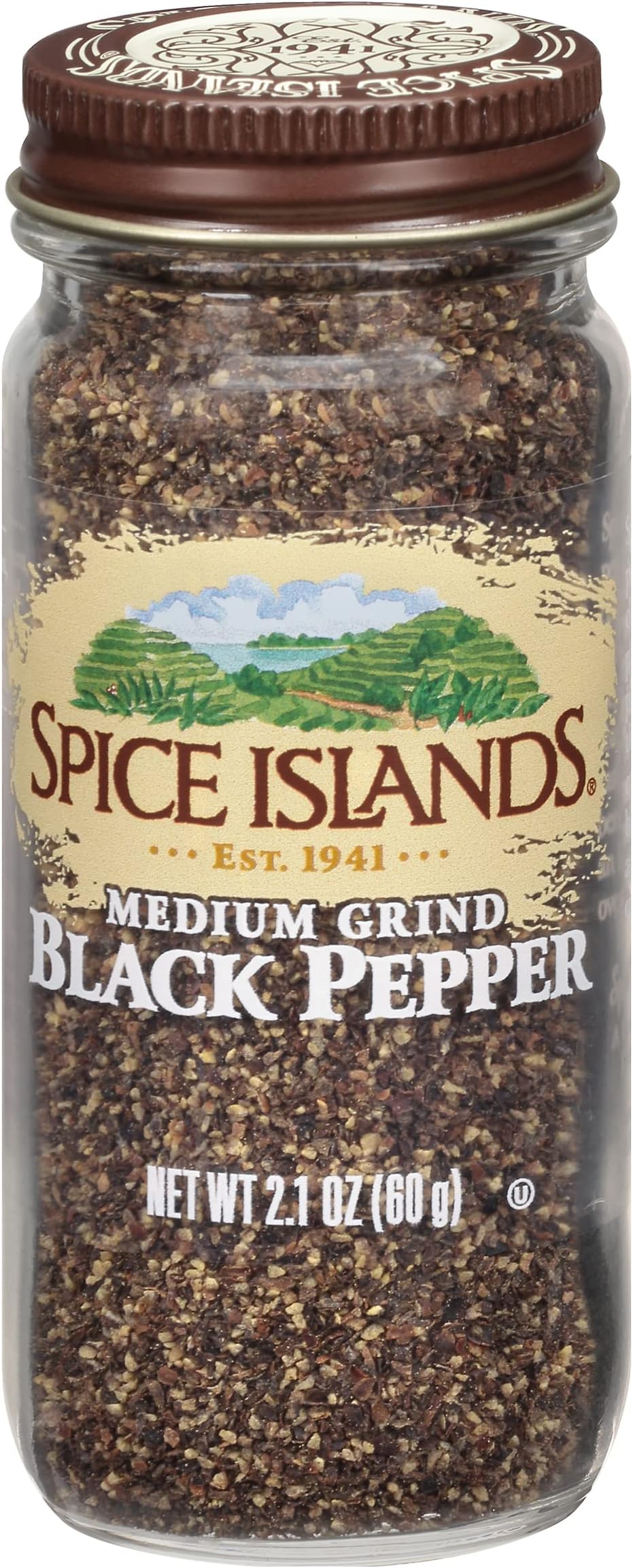 Spice Islands Medium Grind Black Pepper, 2.1 Ounce