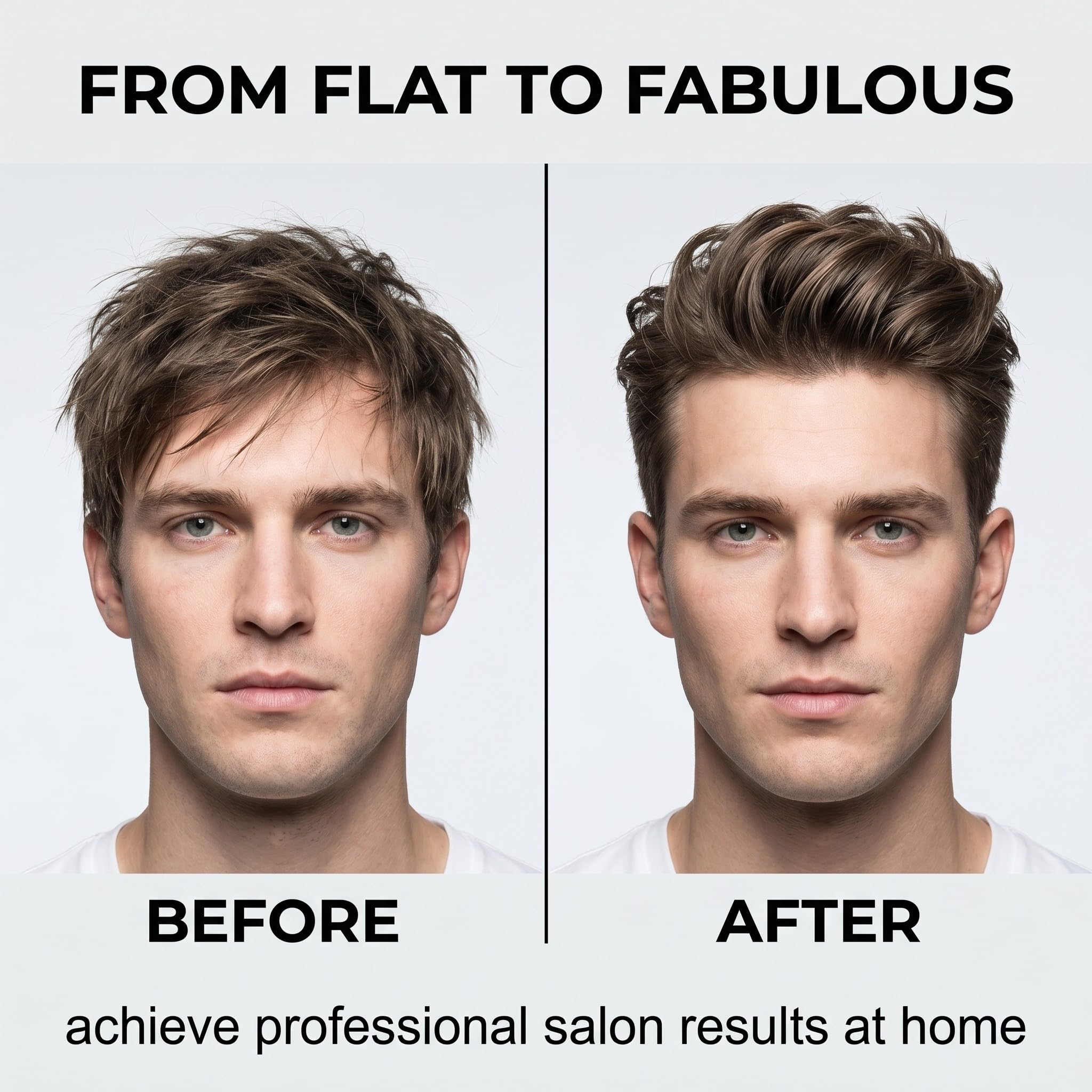 Pettine Uomo Set 3 Pezzi per Styling e Volume: Denti Larghi e Texture per Ciuffo Graffiato, Capelli Mossi e Ricci, Kit Professionale Nero Grigio