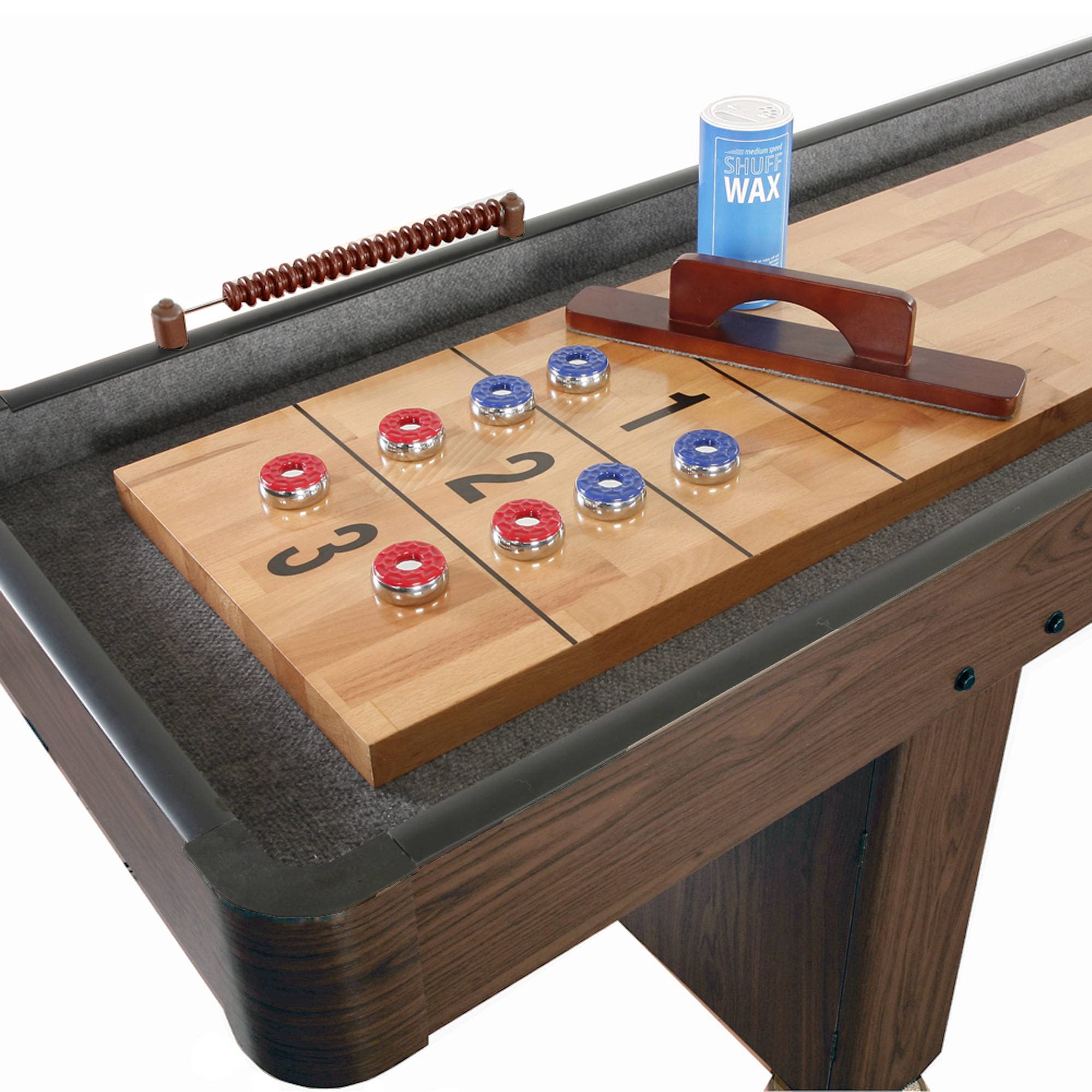 Blue Wave 9' Shuffleboard - Walnut