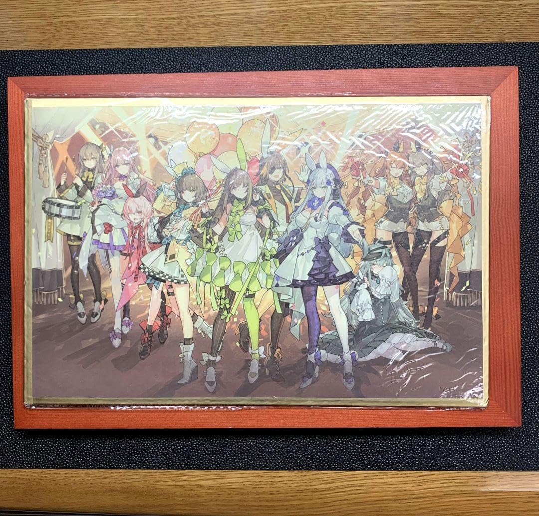 ドールズフロントオンライン　カーニバル　色紙　額縁セット　A4サイズ Amazon.co.jp: ドールズフロントライン カーニバル 色紙 フレー厶 額