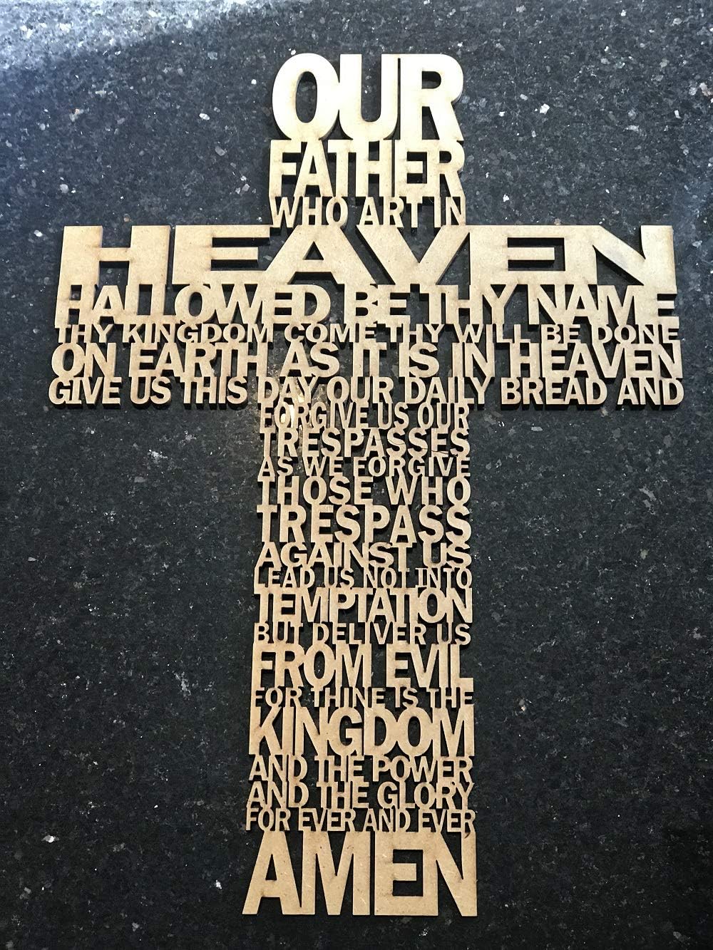 Irish Blessings Lord's Prayer Our Father Holy Cross Ideal Confirmation, Christening/Baptism, Ordination Gift Idea