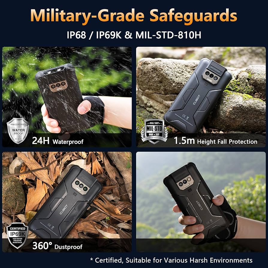CUBOT防塵防水タフネススマホ10600mAhバッテリー8BG/256GB Amazon | CUBOT タフネススマホ SIMフリー 16GB RAM+256GB ROM