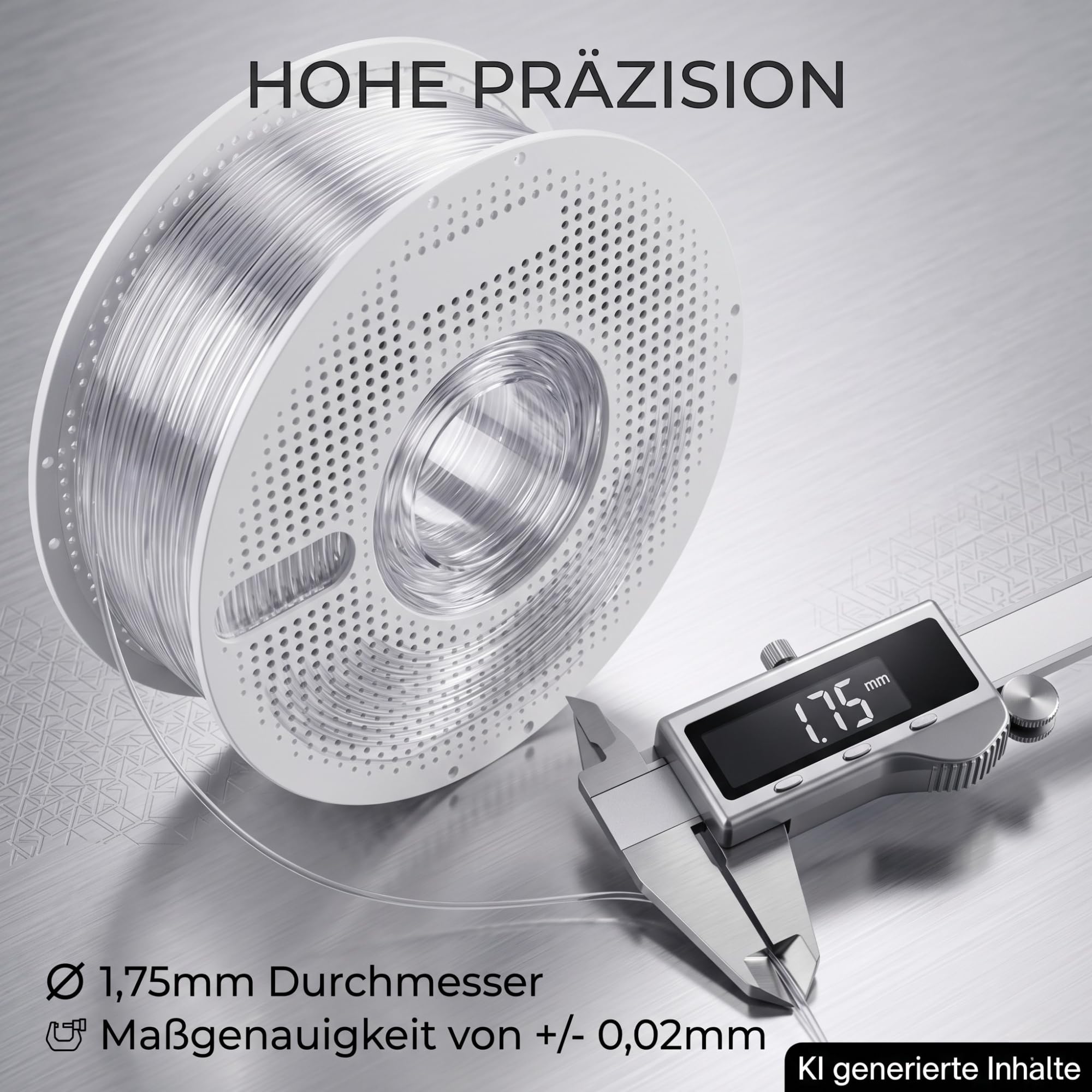 Pasuje do Bambu Lab 1 kg PETG TRANSLUCENT przezroczysty z chipem RFID, przezroczysty filament do druku 3D, 1,75 mm, do bambusowych lab, akcesoria P1S, P2S, H2C, H2D, H2S, X2D, do AMS, przezroczysty