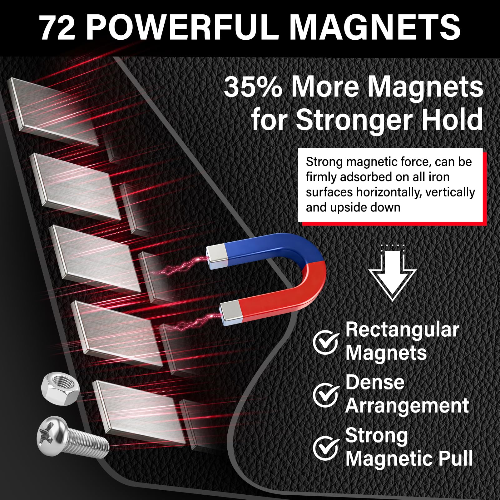 Magnetic Tool Mat with 25Lb Telescoping Magnetic Pickup Pen — Amazon image 5
