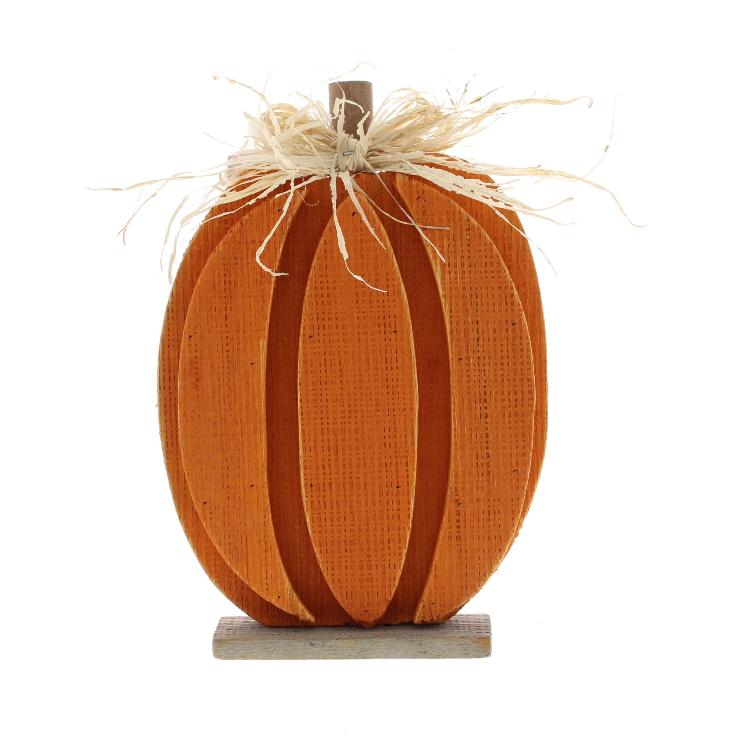 Citrouille décorative en bois Festive Productions pour Halloween 24cm