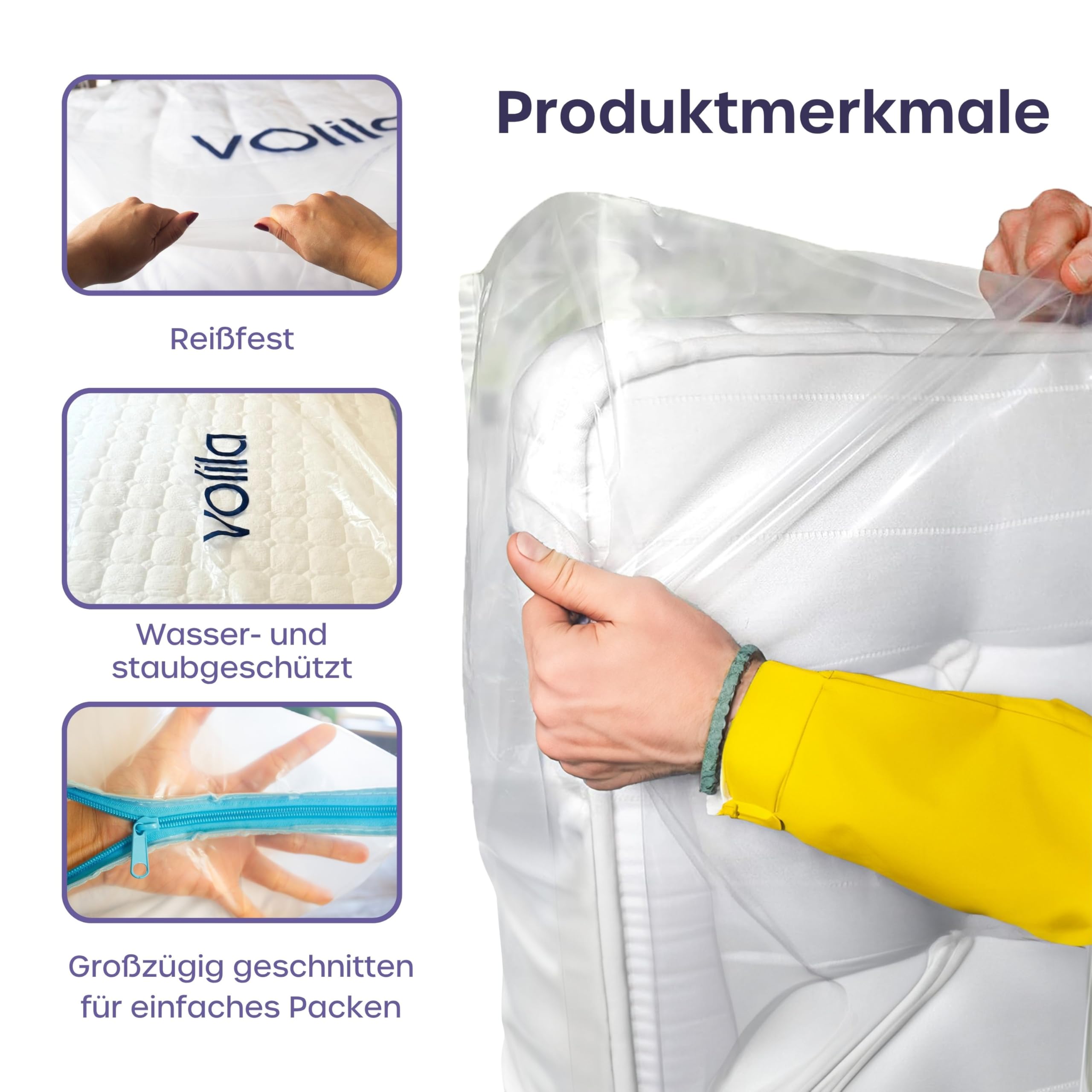 schutzhülle matratze aufbewahrung Matratzenhülle mit Reißverschluss 160 x 200 cm omega 6 Wäschelösungen für die kleine Farbe:Marone | Designerfarbe