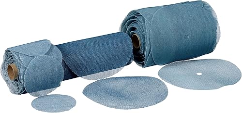 Miniatura 9 de 3M Rollo de disco Blue Net 36423, 6 pulgadas, grado 180+, paquete de 100, el mejor en su clase, prácticamente libre de polvo, rollo de hoja abrasiva