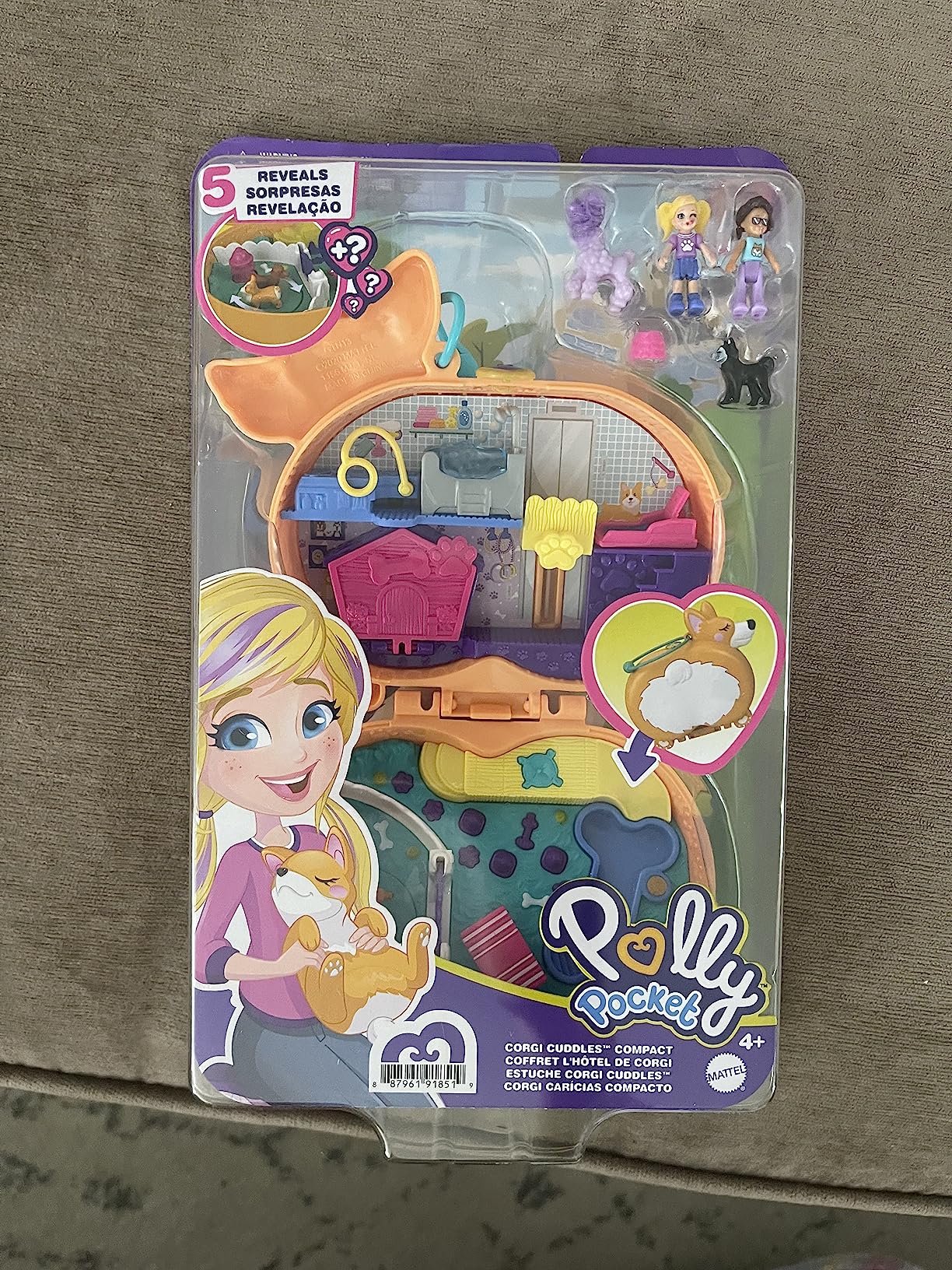 5/mo Finance Polly Pocket Compact Playset, Scented Watermelon Pool