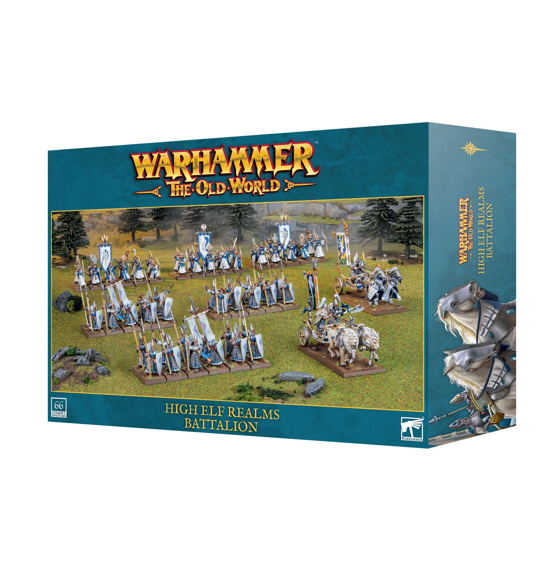 o965 ハイエルフ レルム　バタリオン Amazon.com: Warhammer The Old World: High Elf Realms Battalion