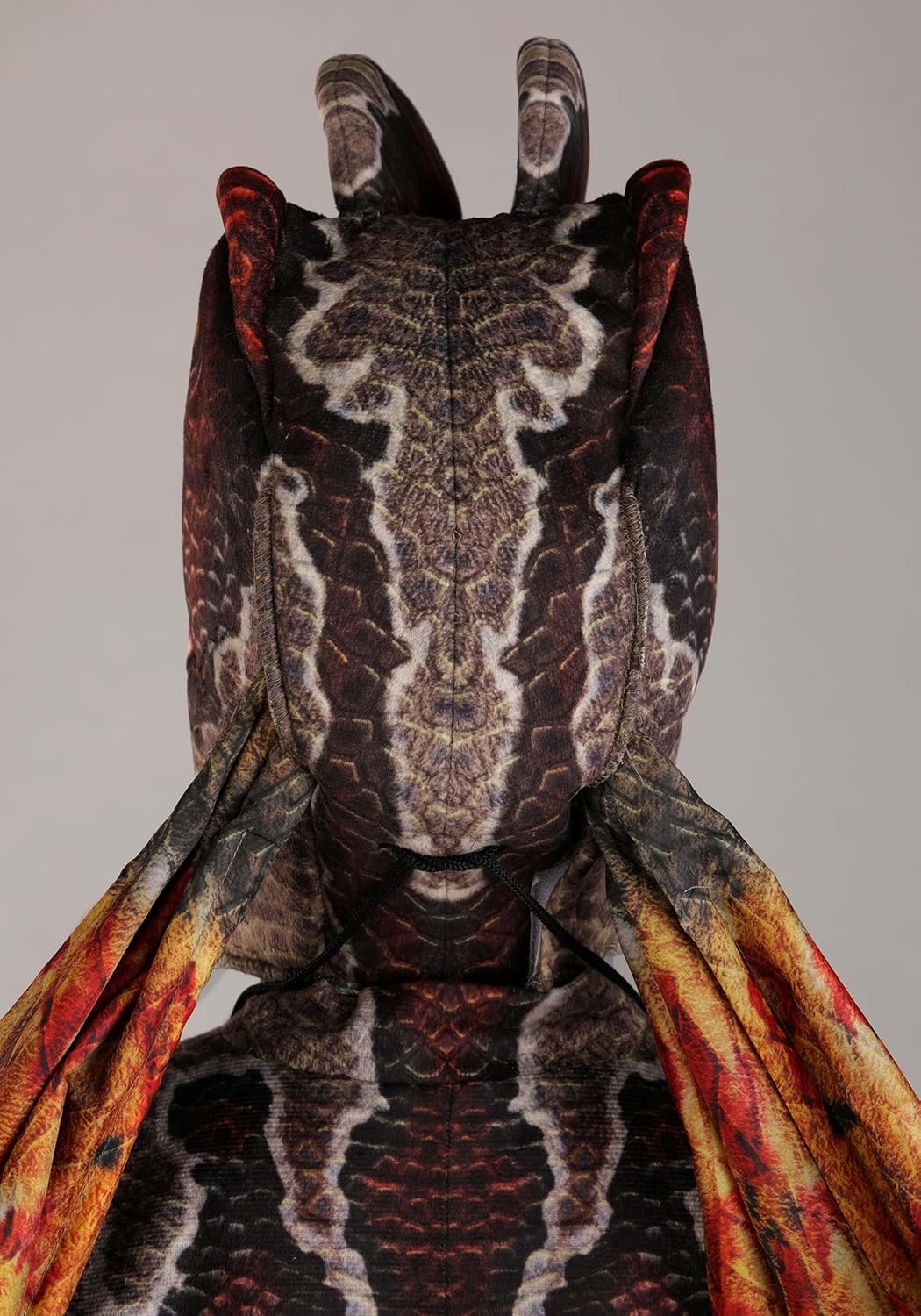 Deluxe Toddler Dilophosaurus Dinosaur Costume | Jumpsuit, Headpiece, Gloves, & Foot Covers | Halloween Play Pretend - Image 9