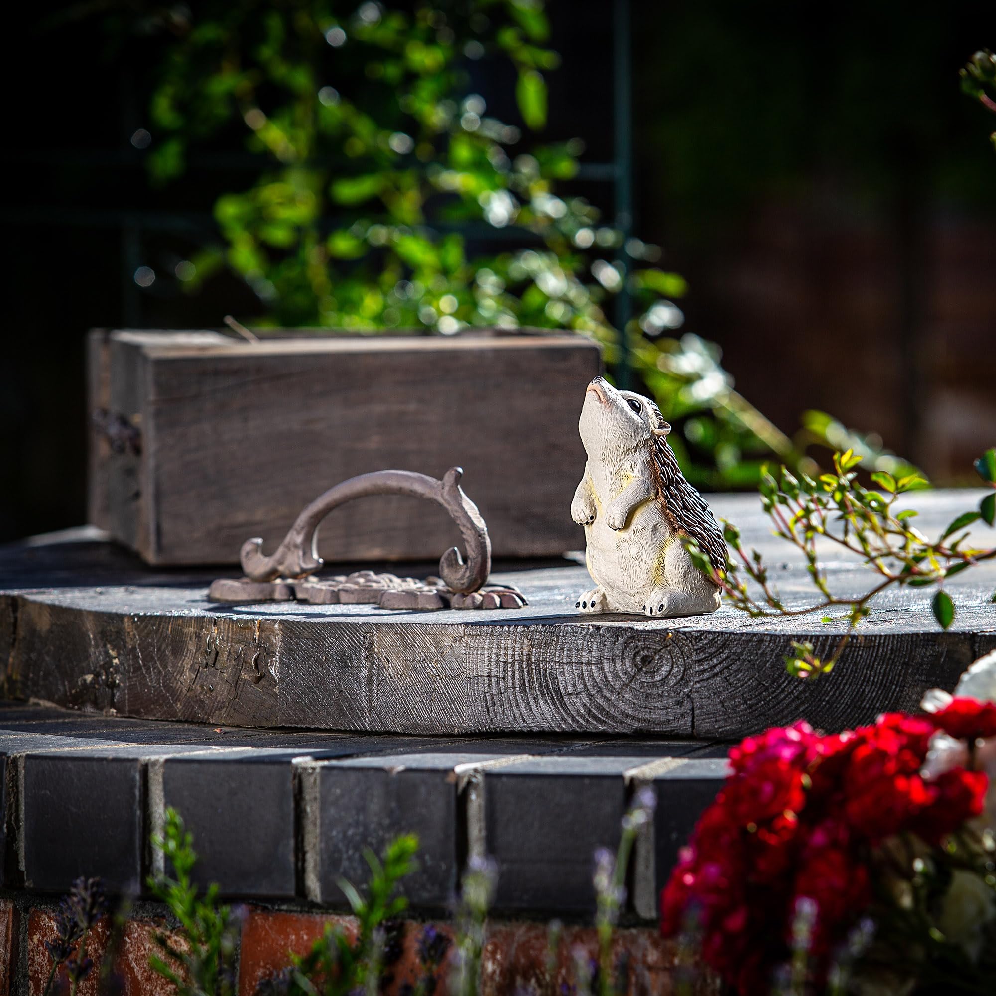 Hérisson XL, L.43 Cm, Animal En Résine, Extérieure, Garden ID