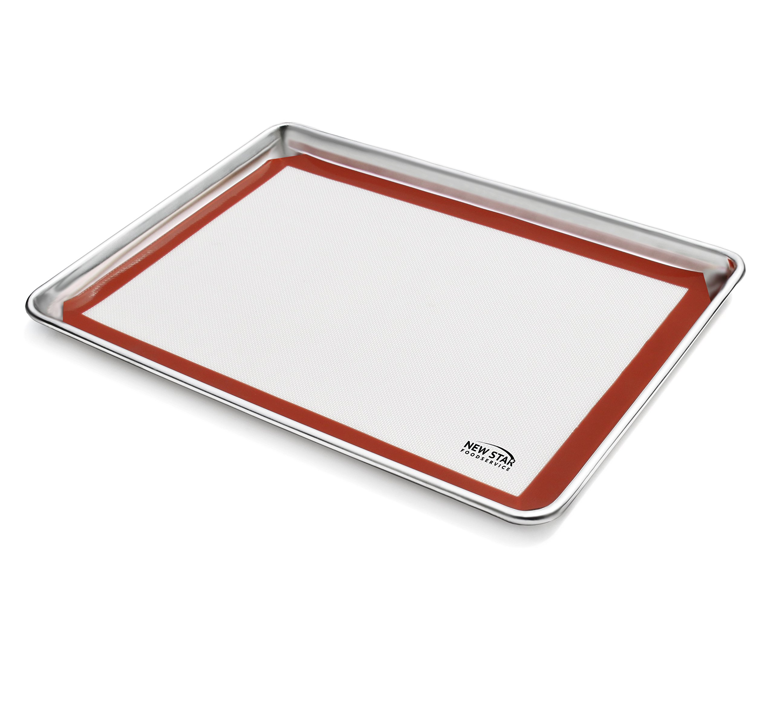 New Star Foodservice Silikon-Backmatte, antihaftbeschichtet, 35,6 x 50,8 cm (2-Drittel-Größe)