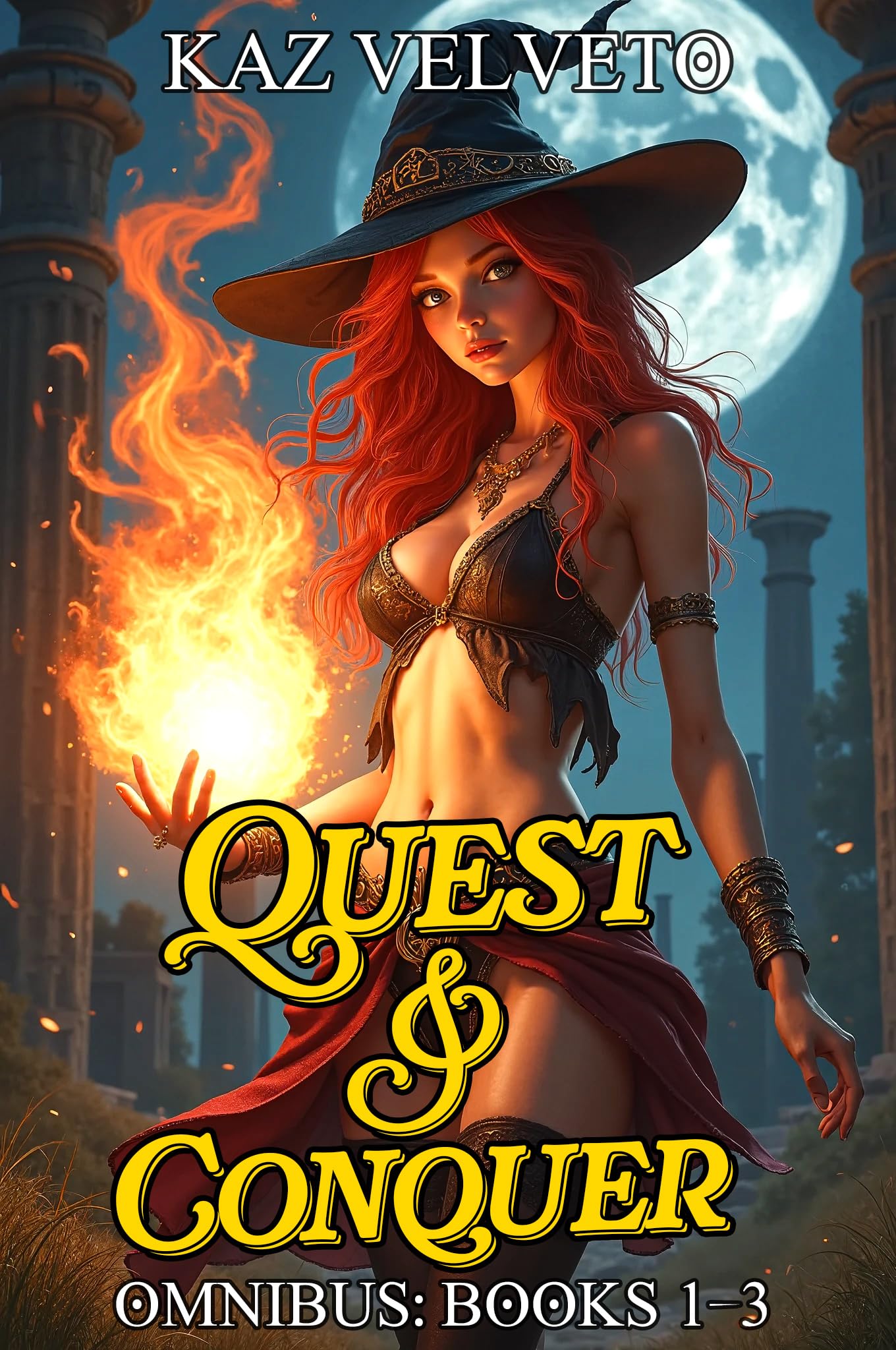 Quest and Conquer Omnibus: Books 1-3: An Isekai LitRPG