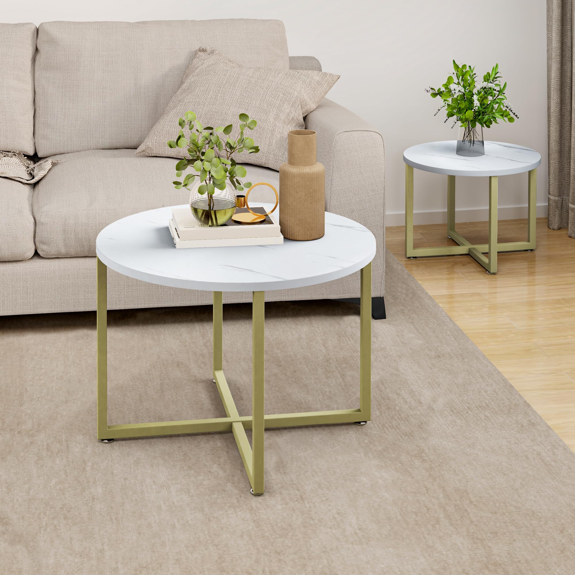 The Office YITAHOME Couchtisch Rund Mit Hebeplatte  Produktbild-Vorschau 9