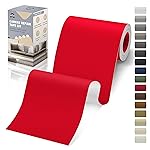 OAZ 4 x 79 inch Canvas Repair Patches Fabric Patch Self-Adhesive Canvas Repair Tape Waterproof Outdoor Gear Patch Kit for Boat Cover Awning Sofa Chair Couch Tent Bag (Red)