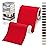 OAZ 4 x 79 inch Canvas Repair Patches Fabric Patch Self-Adhesive Canvas Repair Tape Waterproof Outdoor Gear Patch Kit for Boat Cover Awning Sofa Chair Couch Tent Bag (Red)