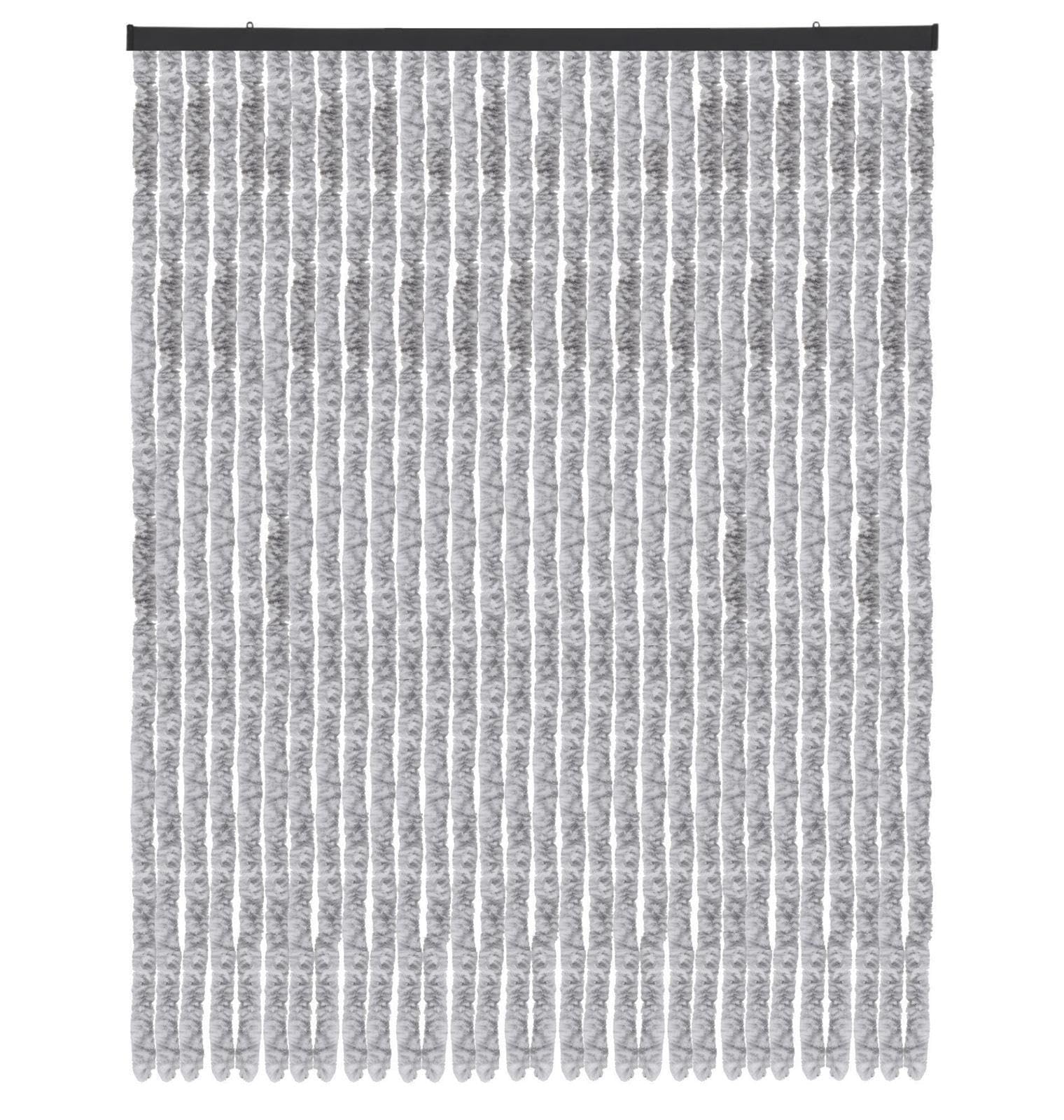 Arsvita Horgordijn, 120 x 220 cm, gemêleerd blauw/wit/zilver, perfecte insecten- en inkijkbescherming voor je balkon- en terrasdeur, vele kleuren