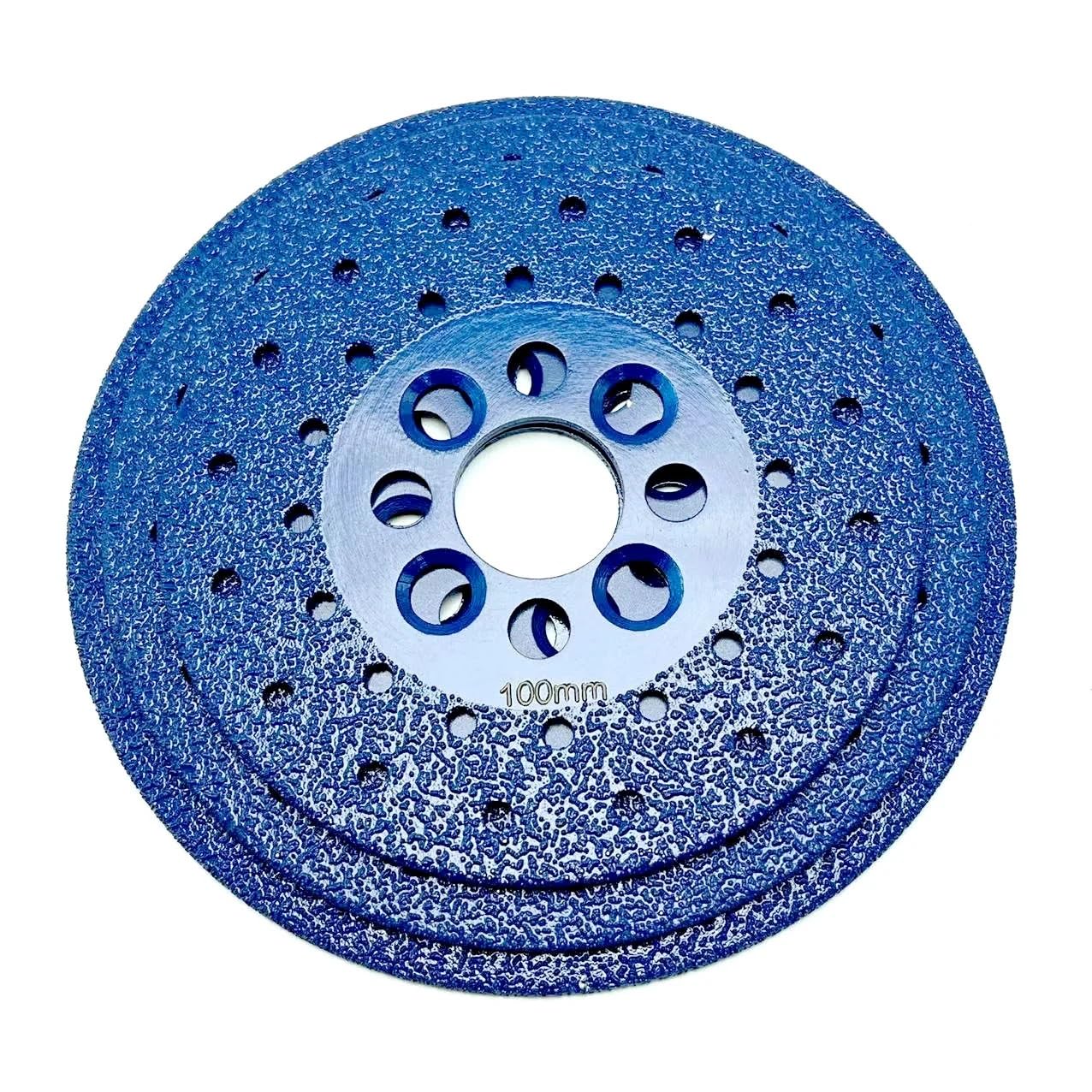 Diamentowa tarcza szlifierska 100/115/125 mm, dwustronna tarcza szlifierska, marmurowy granit, lutowane próżniowo brzeszczot, 1 sztuka (115 mm)