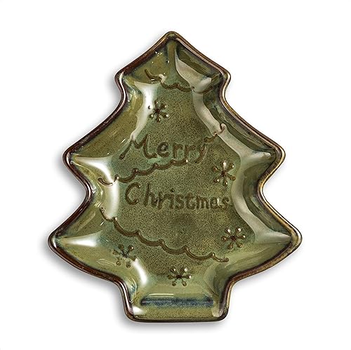 YHOSSEUN Soporte para cuchara de Navidad para la parte superior de la estufa, soporte de cuchara de cerámica para encimera de cocina, lindo soporte