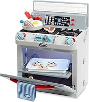 Little Tikes First Oven Realistic Pretend Play Kitchen Toy with Sounds, Lights & 11 Accessories, Ages 2+
