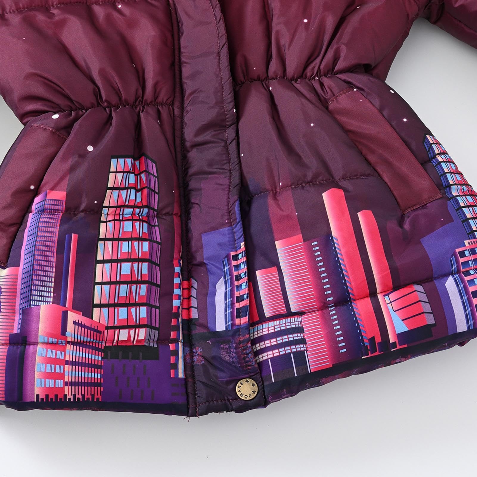 Ropa de abrigo de invierno para niños, abrigo de nieve, chaqueta suave y cálida para exteriores con capucha para niñas y niños, ropa cómoda para clima frío para la escuela, viajes y juegos