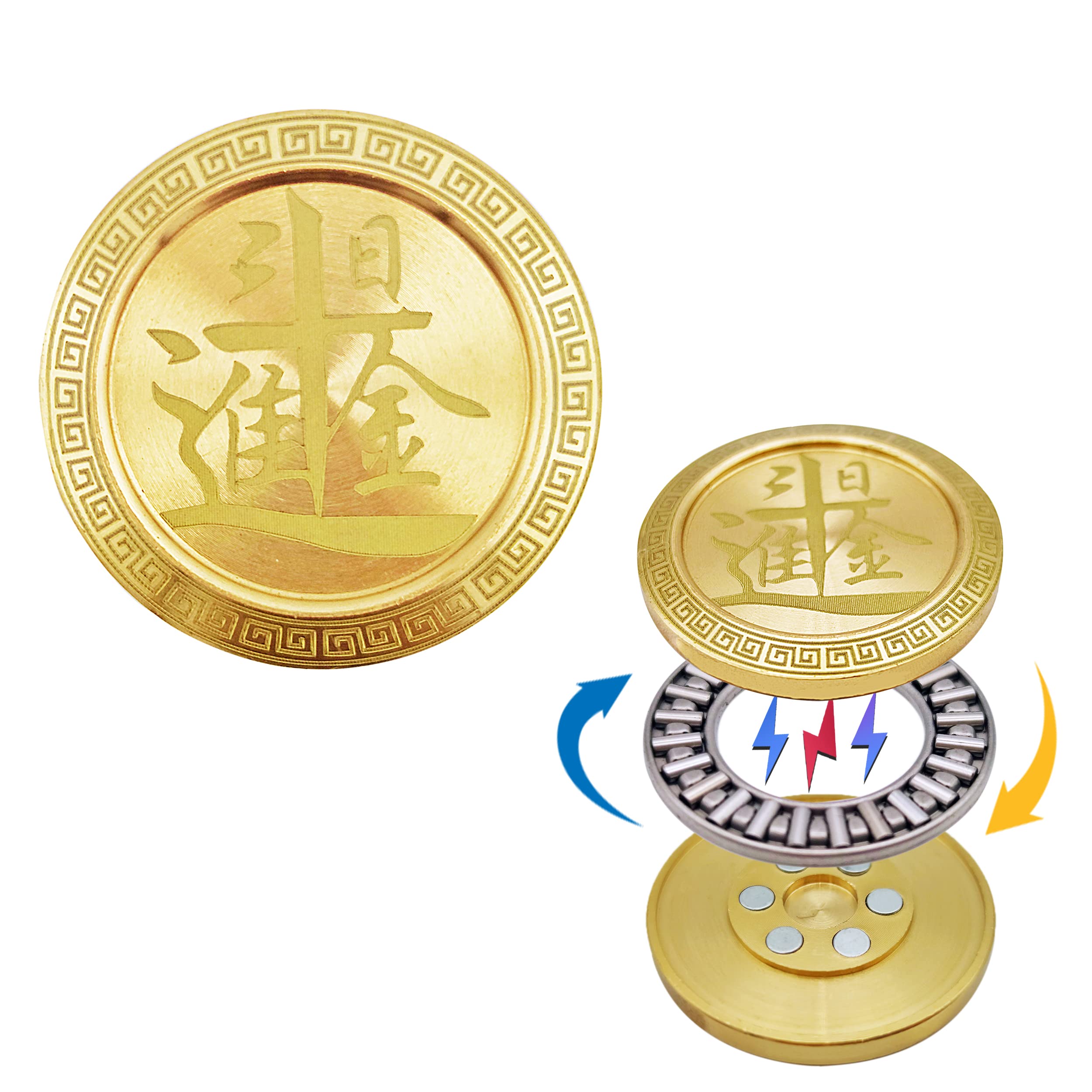 Mokume Haptic Coin フィジェットトイ　ハプティック Amazon | フィジェットスライダー ハプティックコイン フィジェット
