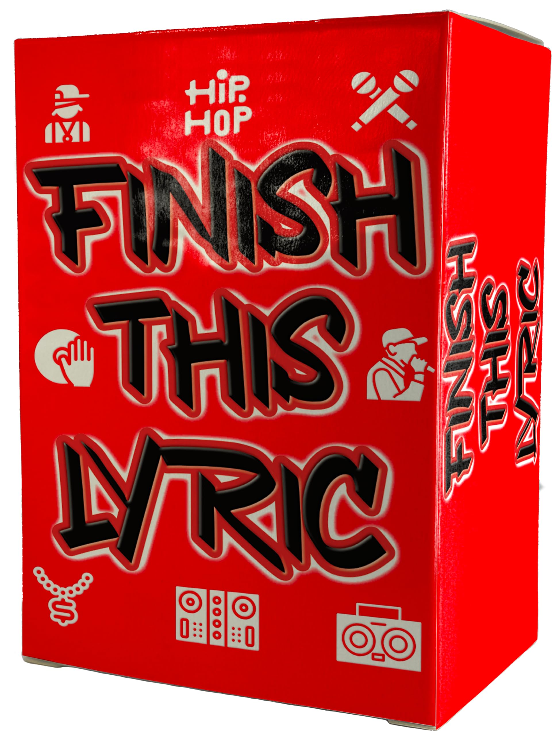 Finish This Lyric Hip-Hop Game – The Ultimate Party Card Game for Rap Fans - Test Your Lyric Knowledge with Friends, Teens, and Hip-Hop Enthusiasts